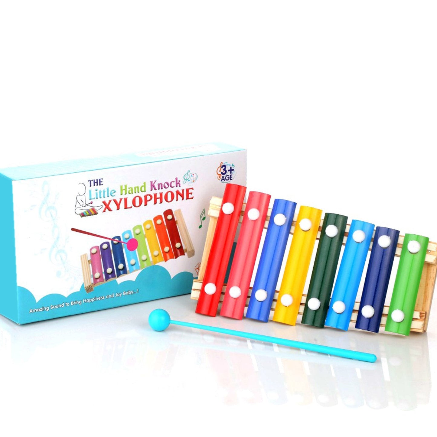 Wooden Xylophone Musical Toy for Kids - Multicolor - Happy Price - Image 1