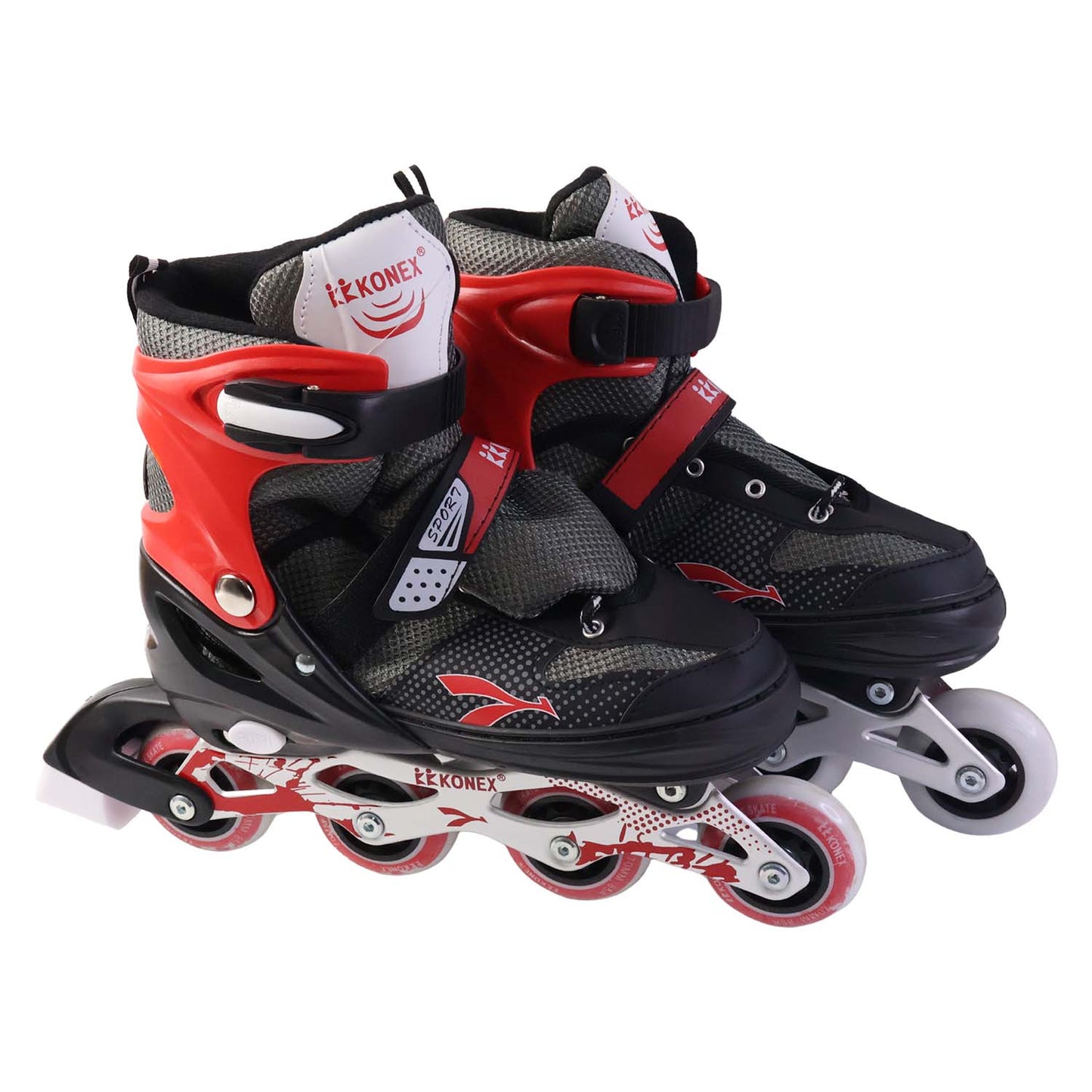 Adjustable Inline Skates for Kids & Adults - XL Size, Smooth PU Wheels, Aluminum Frame - Great Price - Image 4