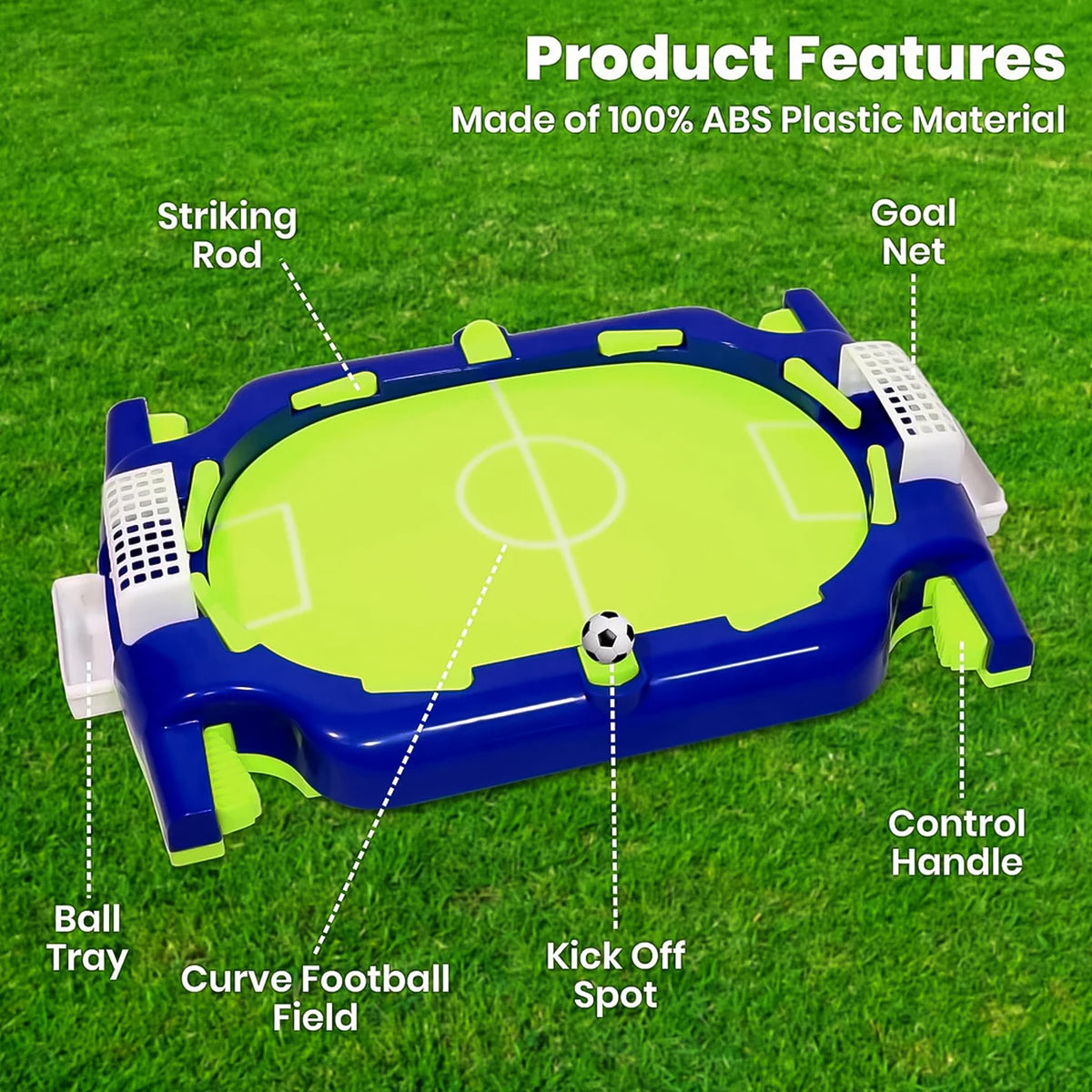Tabletop Football Flickers Game Set for Kids & Families - Indoor Soccer Fun - Happy Price - Image 6