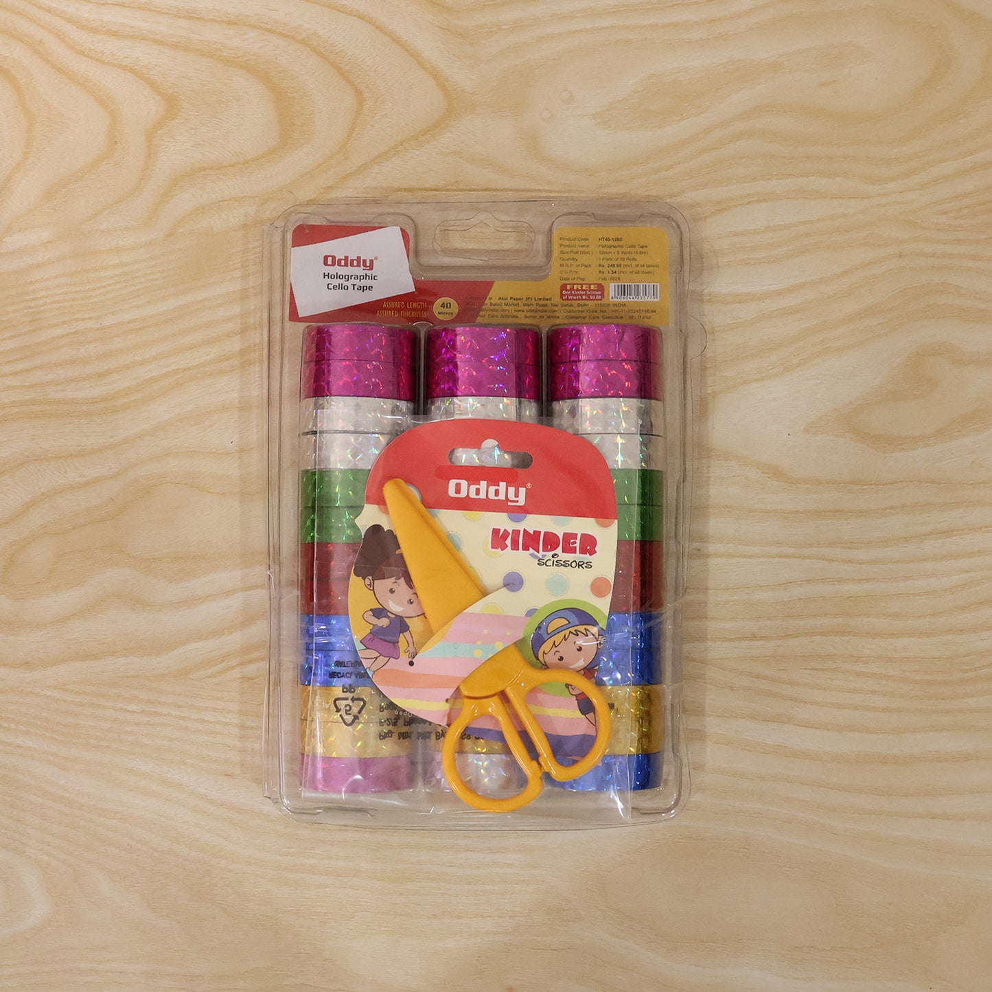Holographic Craft Tape Set with Scissors - 39 Rolls for DIY & Gifting - Great Price - Image 7