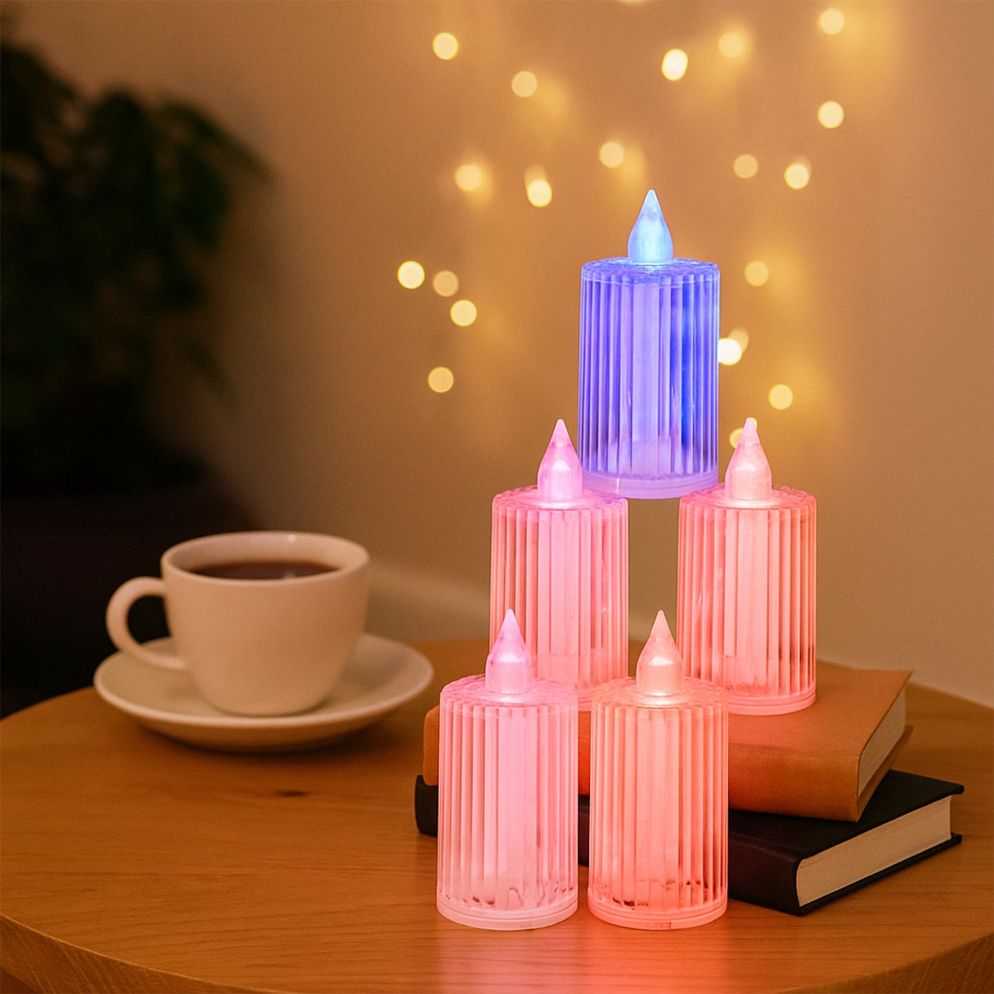 Decorative LED Candle Lights Set - 6 Pieces Flameless Electronic Candles for Home Ambiance - Happy Price - Image 6