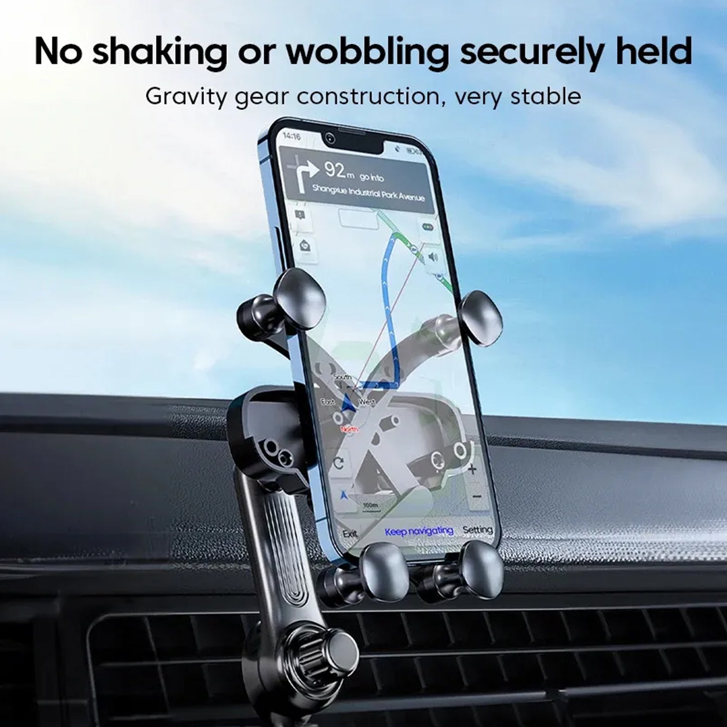 Car Mobile Phone In Car Holder (1 Pc) - Happy Price - Image 3