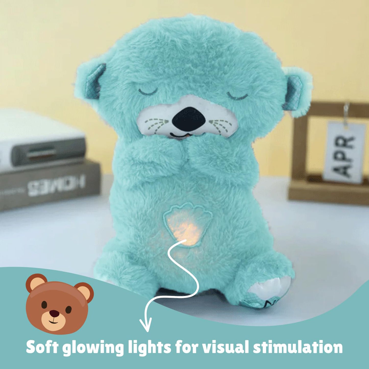Soft Plush Musical Teddy Bear Toy With Led Light (1 Pc) - Happy Price - Image 3