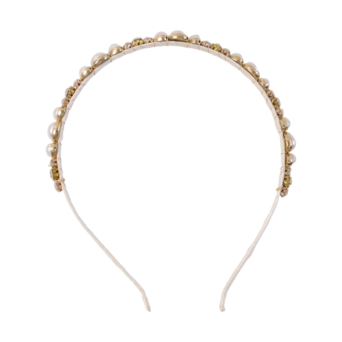 Elegant Pearl & Crystal Embellished Headband for Women (1 Pc) - Happy Price - Image 6