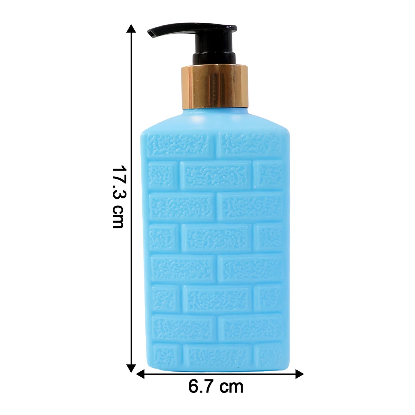 Plastic Soap Dispenser Pump Bottle - Refillable Liquid Holder (1 Pc) - Happy Price - Image 3
