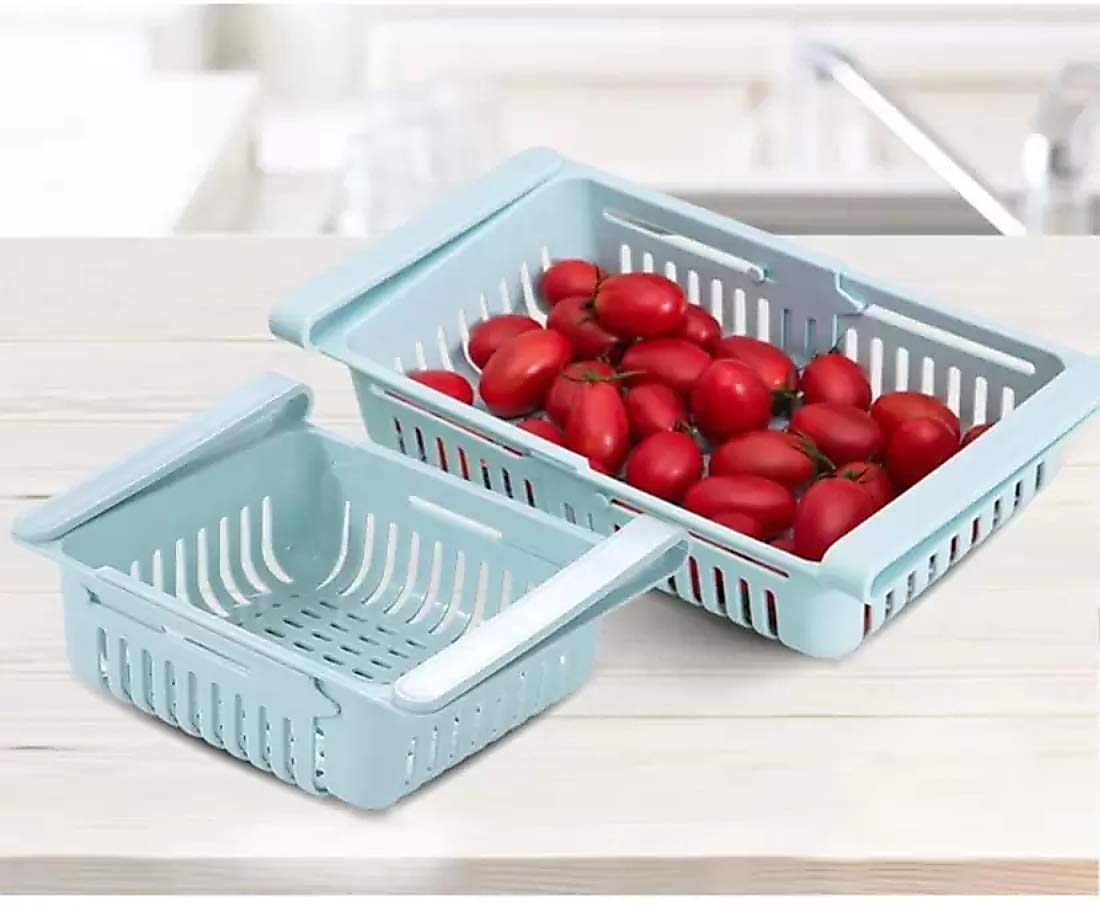 Virgin Freeze Storage Unbreakable Adjustable Multi Color Tray With Extra Storage Easy To Remove Easy To Clean Pack Of 4 Tray - Happy Price - Image 6