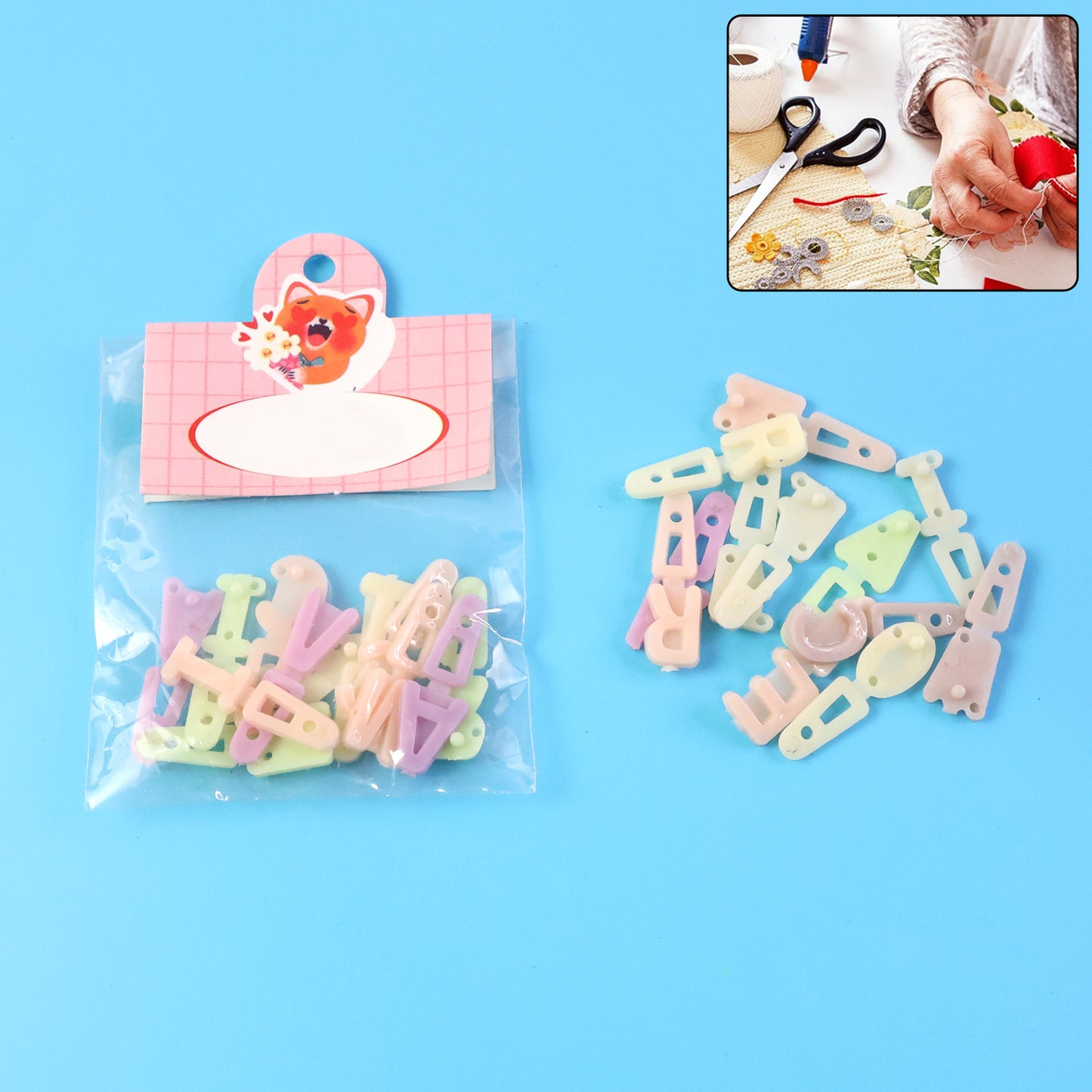 Alphabet Letter Beads Craft Set for DIY Projects - 1 Set - Happy Price - Image 6