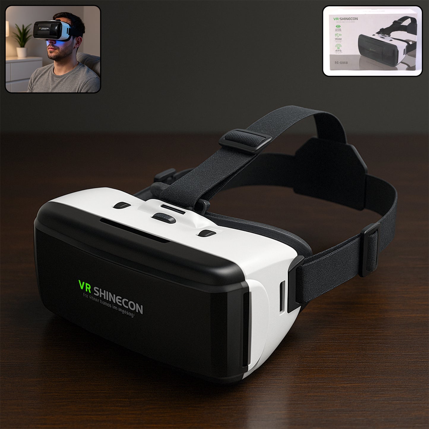 Immersive 3D VR Headset for Smartphones - Comfortable Fit, Adjustable Lenses (1 Pc) - Happy Price - Image 6