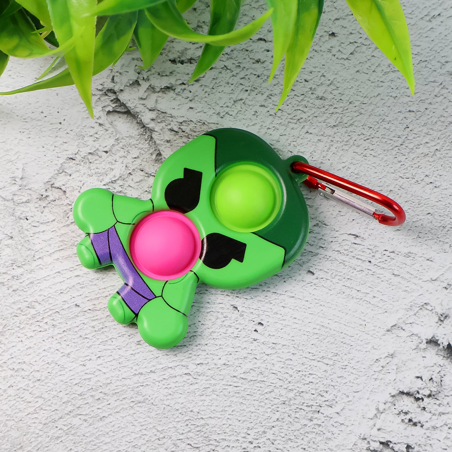 Silicone Sensory Fidget Toy with Keychain Clip - 1 Pc - Happy Price - Image 6