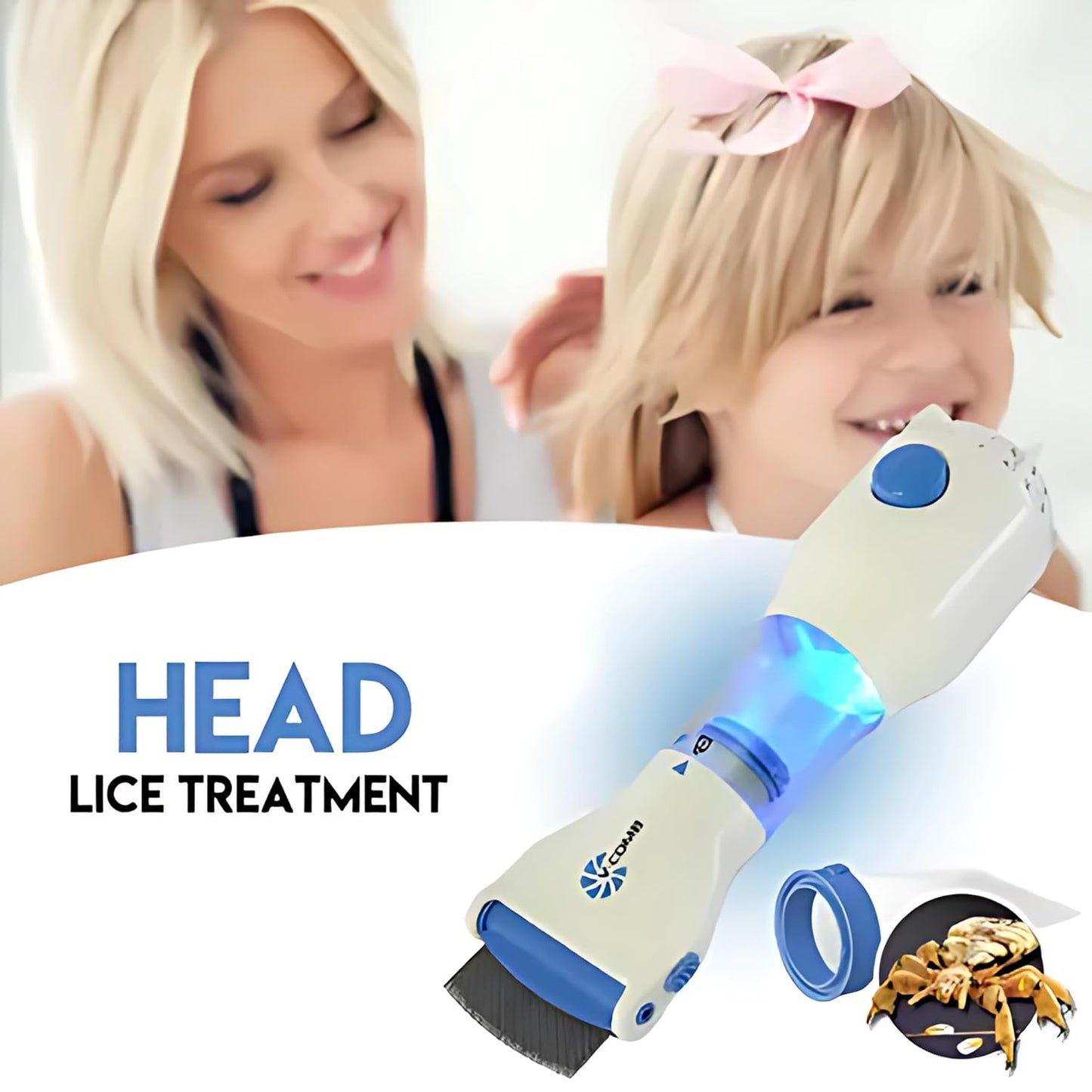 Electric Lice Vacuum Comb Set for Hair Hygiene - Happy Price - Image 4