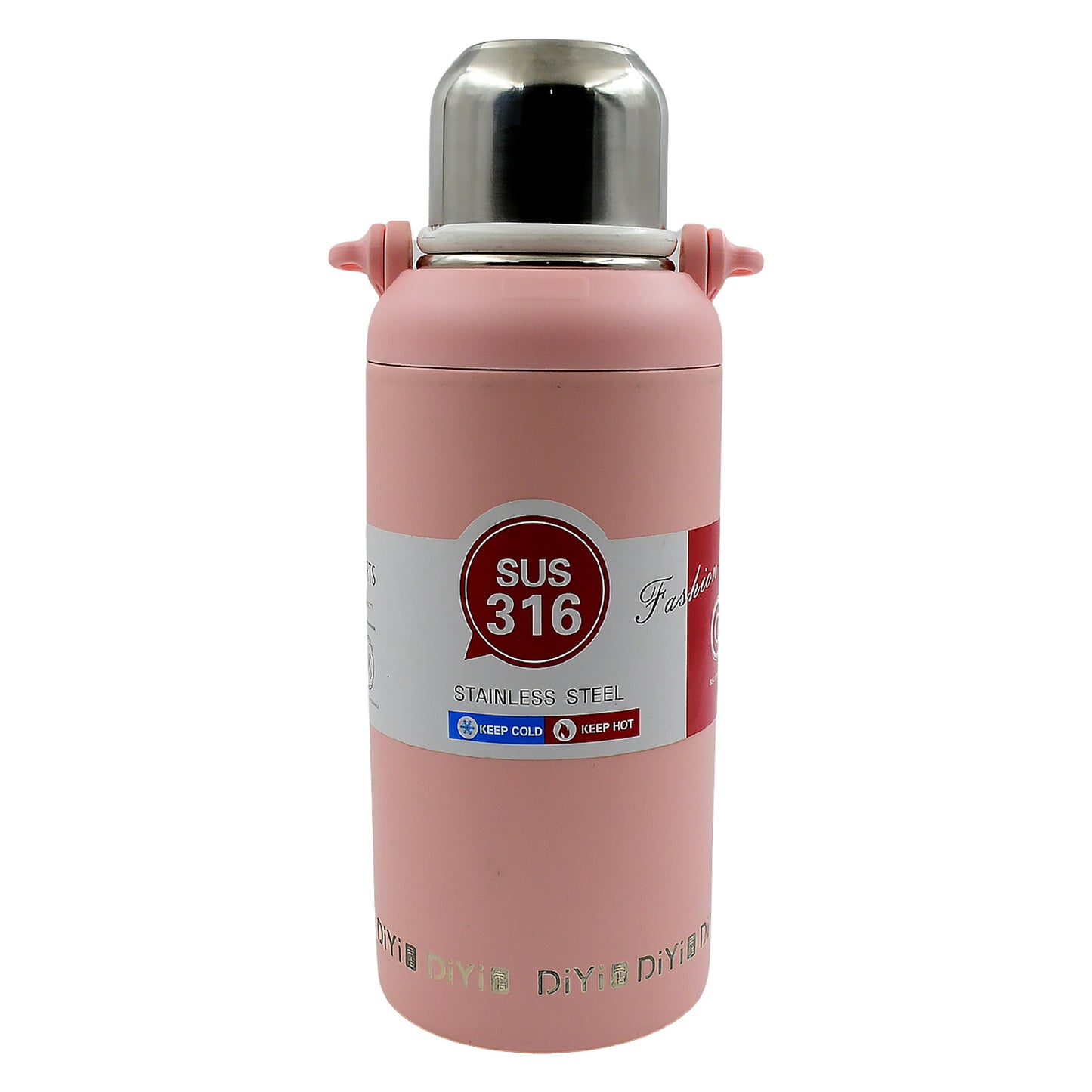 Stainless Steel Tumblers 316 Stainless Steel Vacuum Insulated Cup Bottle Portable Travel Kettle Water Bottle With Handle Outdoor Large Capacity Sports Kettle Cups Bottle (1300 Ml) - Happy Price - Image 3