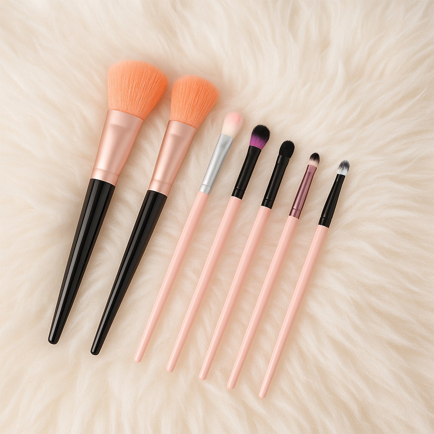 Professional Soft Makeup Brush Set (7 Pc) - Happy Price - Image 6
