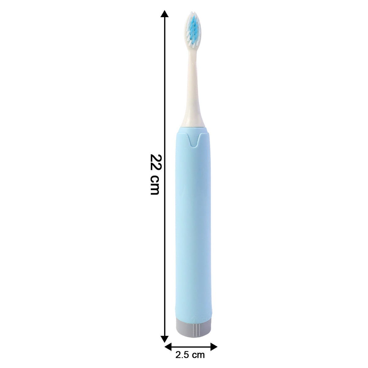 Portable Electric Toothbrush with Soft Bristles - Battery Operated, 1 Pc - Happy Price - Image 3