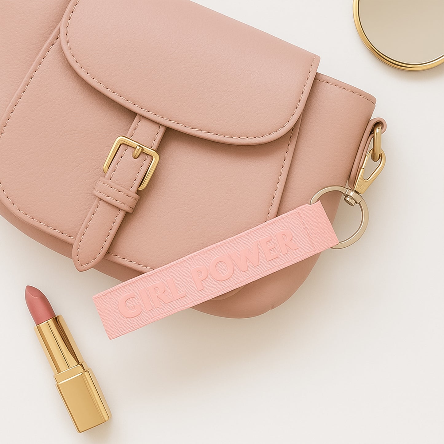 Fabric Ribbon Keychain (1 Pc Mix Color) - Happy Price - Image 4