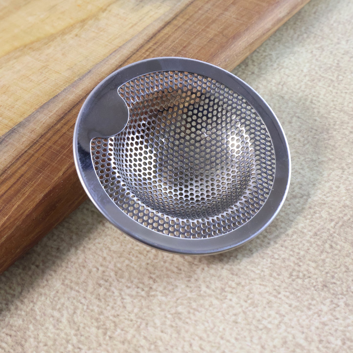 Stainless Steel Kitchen Sink Strainer with Deep Basket - Medium, 1 Pc - Happy Price - Image 2