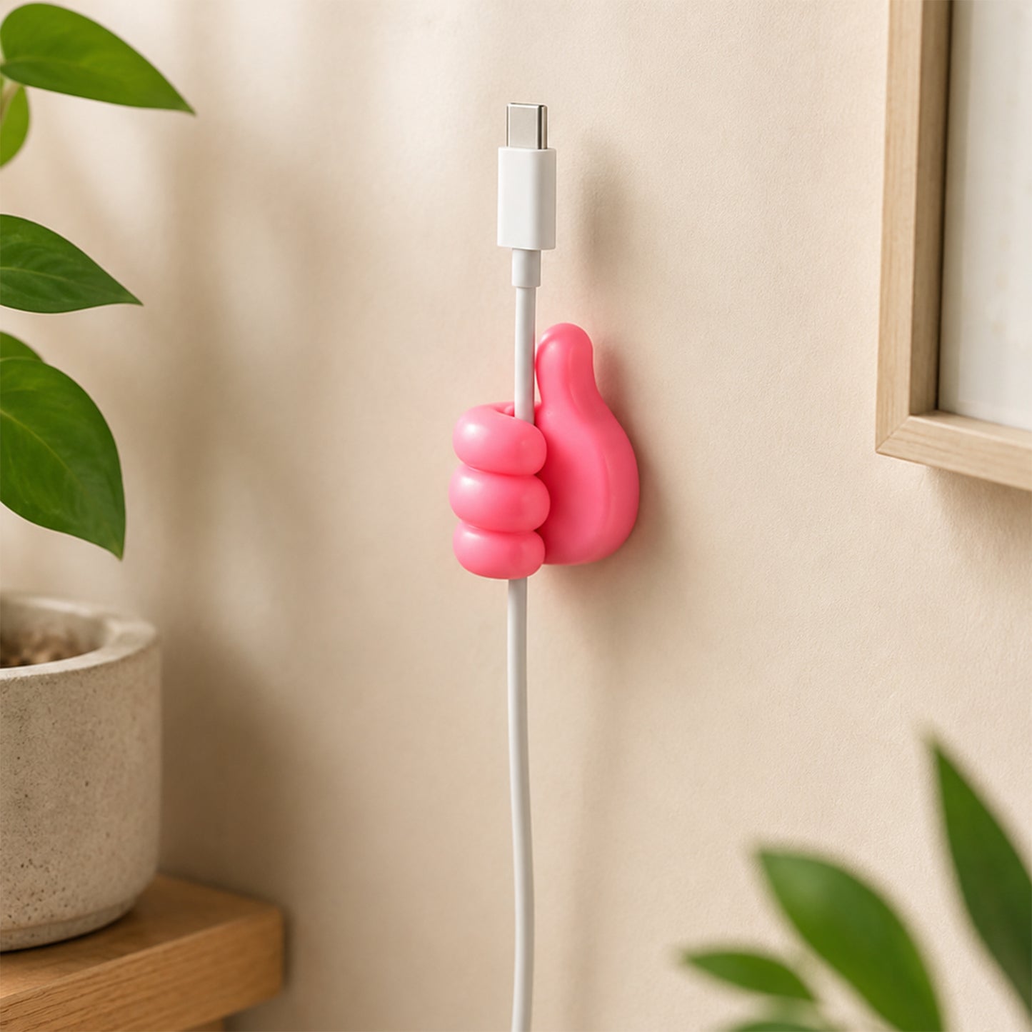 Self-Adhesive Thumb Cable Holder - 1 Pc - Happy Price - Image 3