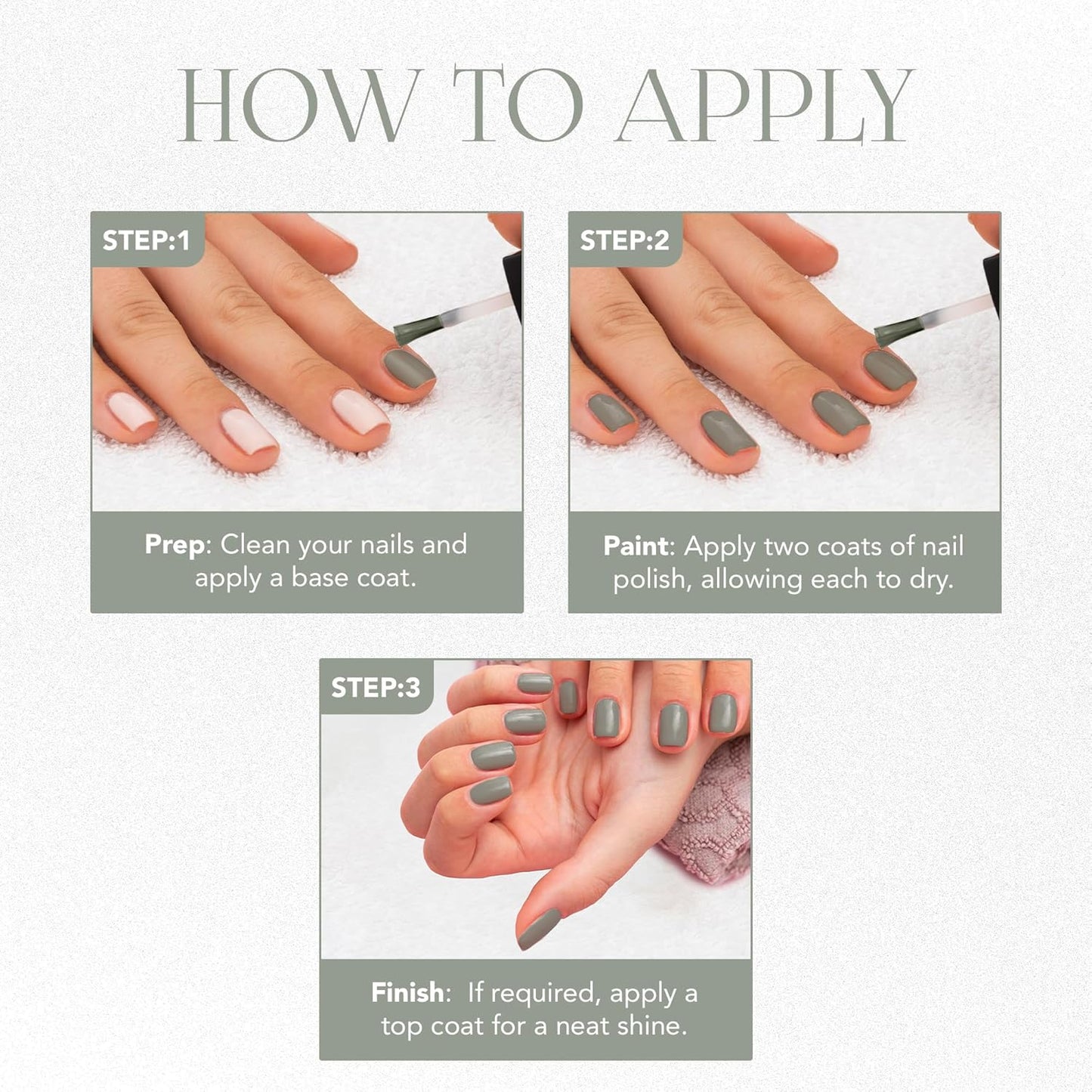 OG Beauty Pearl Grey Gel Intense Nail Polish - 10 ML - Happy Price - Image 6