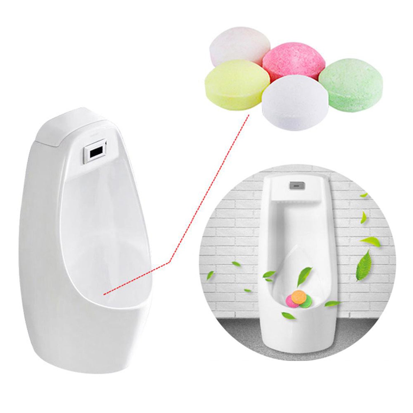 Urinal Cubes Sani Cubes Bathroom Freshener Fragrance Blocks Air Freshener For Bathroom Toilet Shoe Rack Etc. Long-lasting Fragrance - Happy Price - Image 3