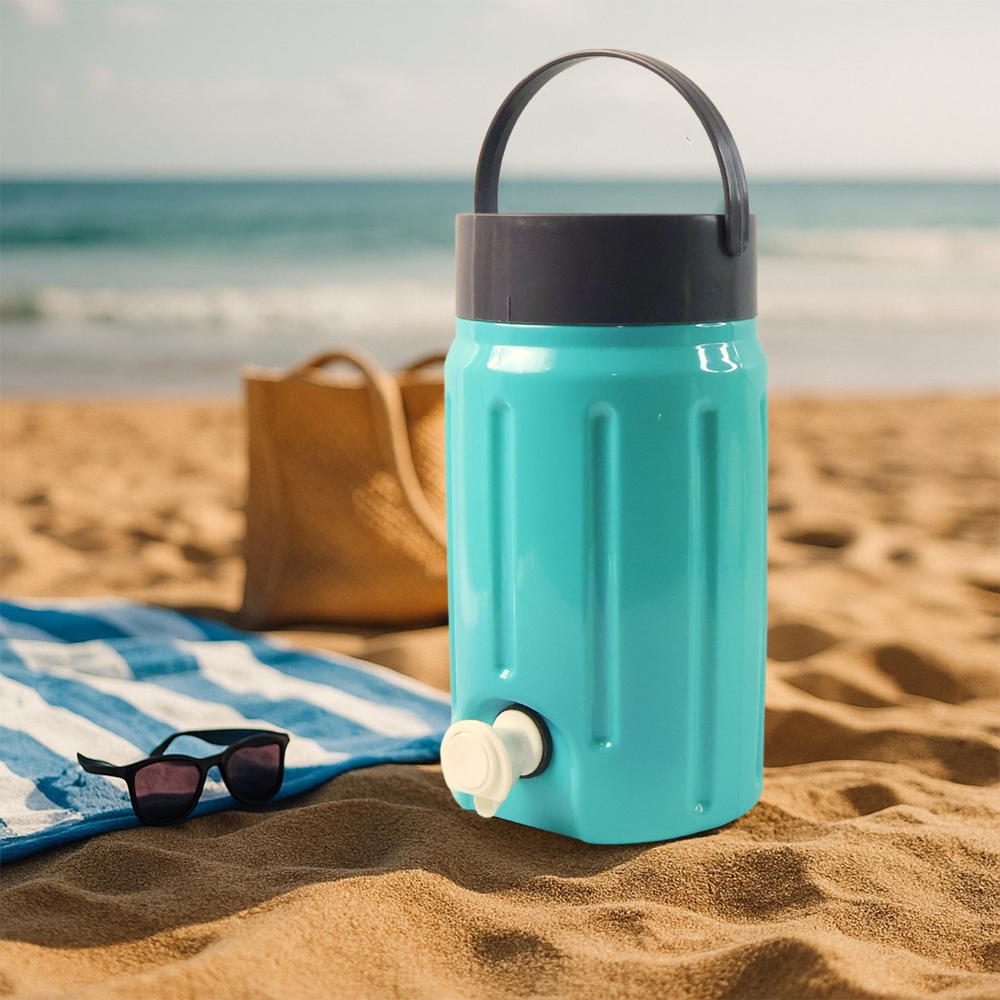 2 Litre Insulated Water Dispenser with Tap and Handle - 1 Pc - Happy Price - Image 5