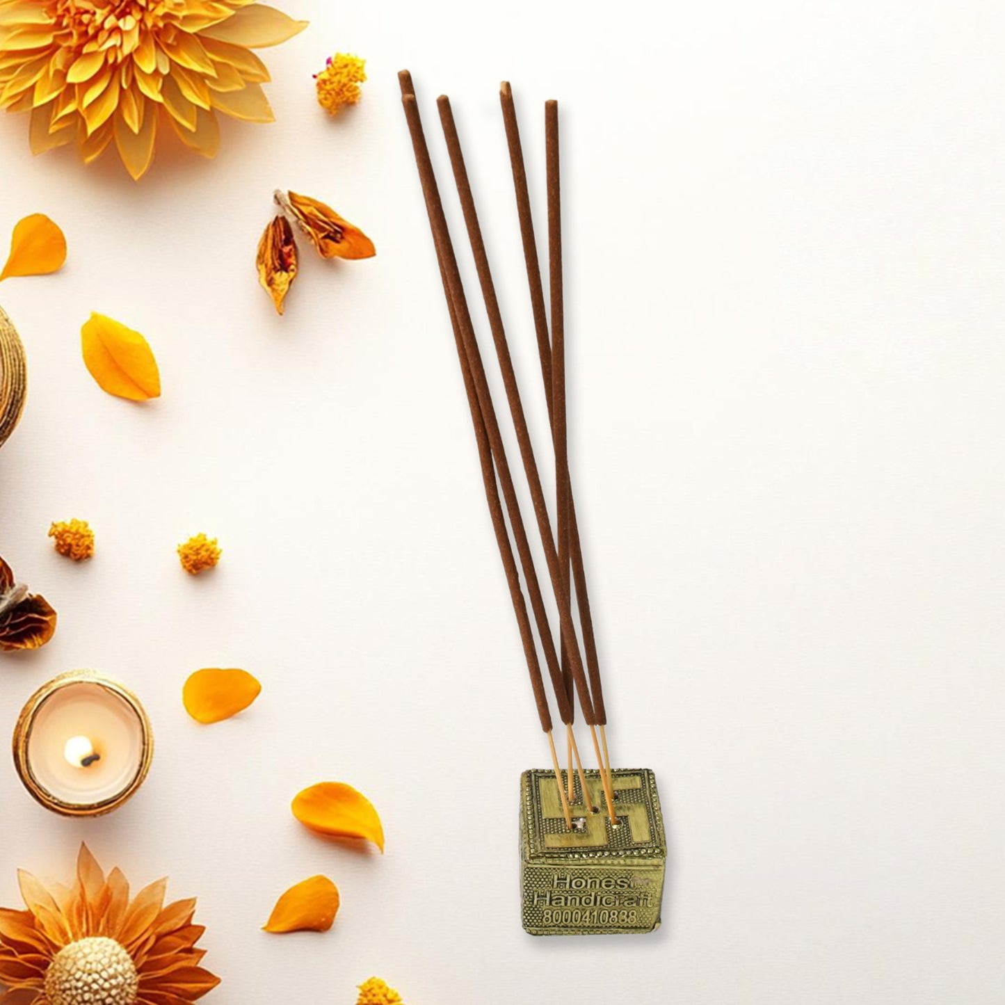 Bilvapatra Premium Incense Sticks Agarbatti (20 Gm Stand Not Included) - Happy Price - Image 4