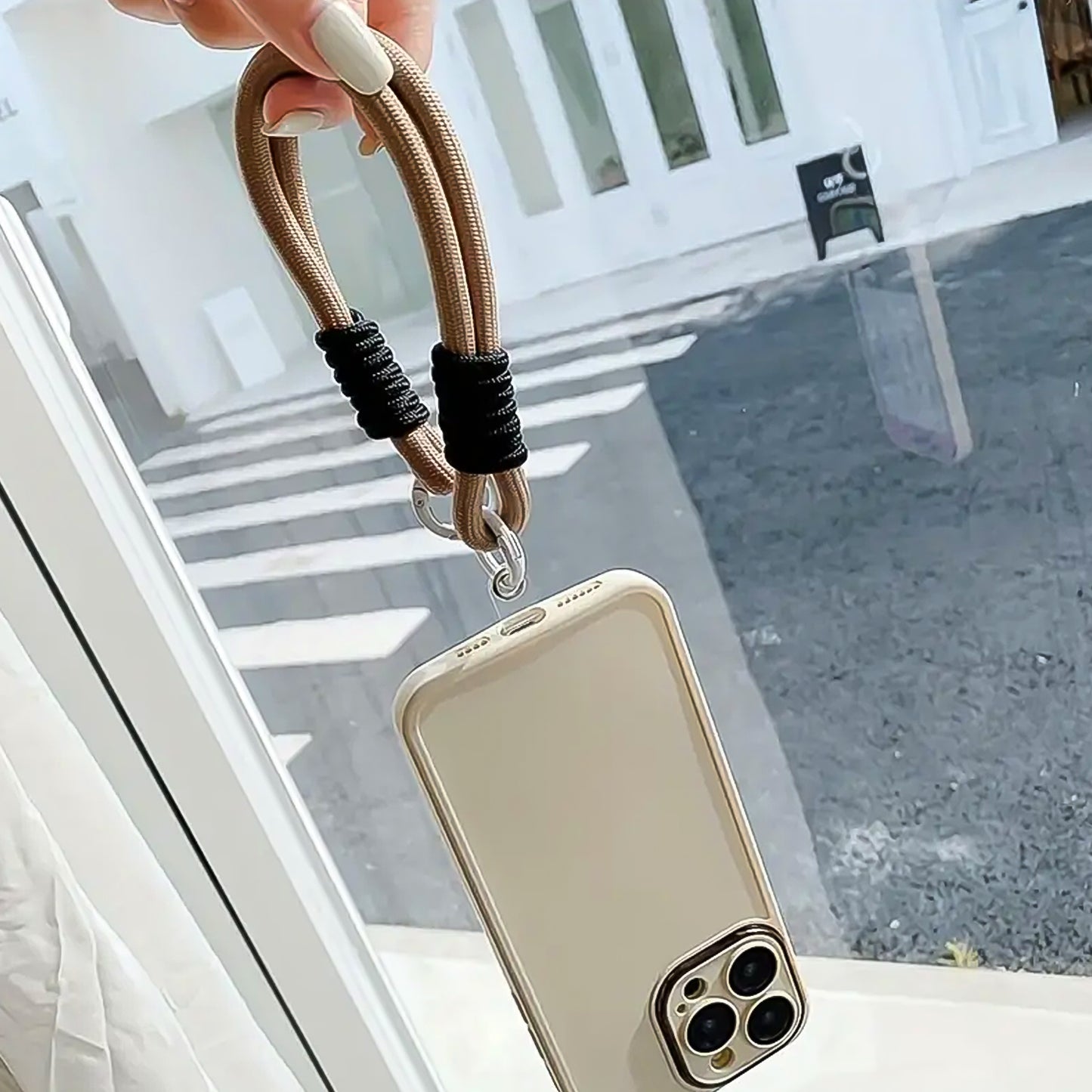 Multipurpose Two Sided Adjustable Hand Wrist Strap Lanyardwith Cellphone Phone Strap (1 Pc 14.5 Inch Multicolor) - Happy Price - Image 3