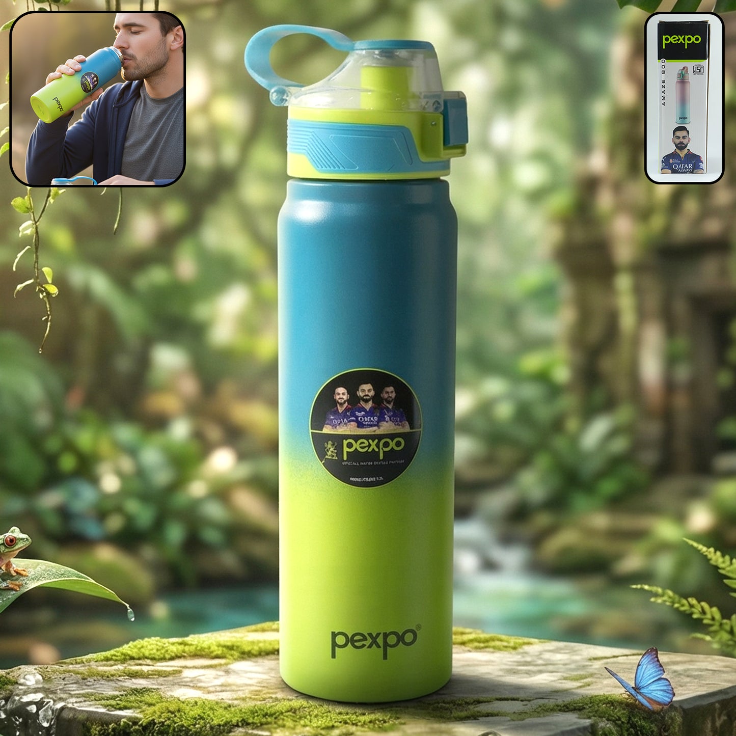 Pexpo Amaze Insulated Stainless Steel Water Bottle 800 ML - Hot & Cold - Great Price - Image 2