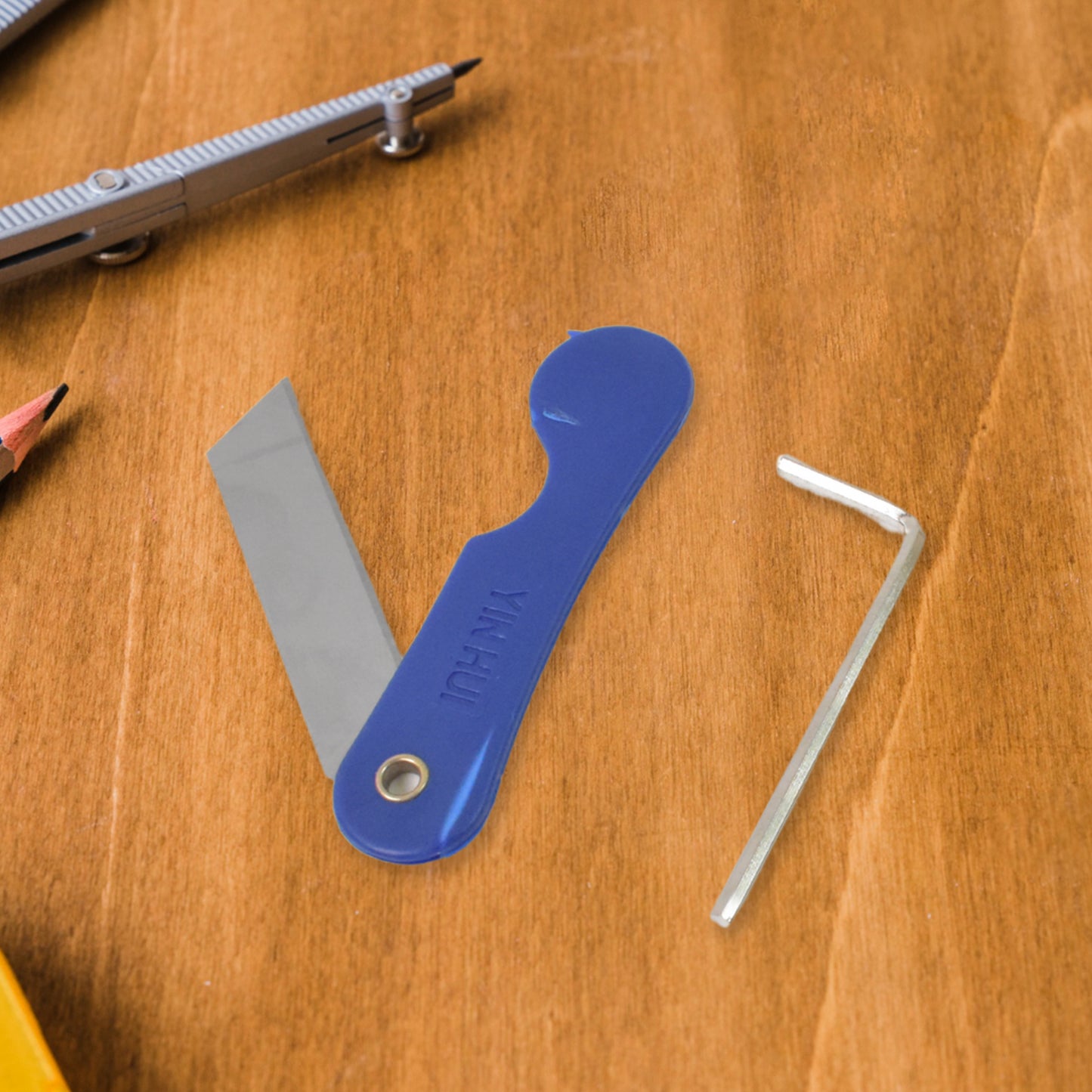 Portable Tire Repair Kit Tyre Repairing Tool Set With Box (13 Pcs Set) - Happy Price - Image 6