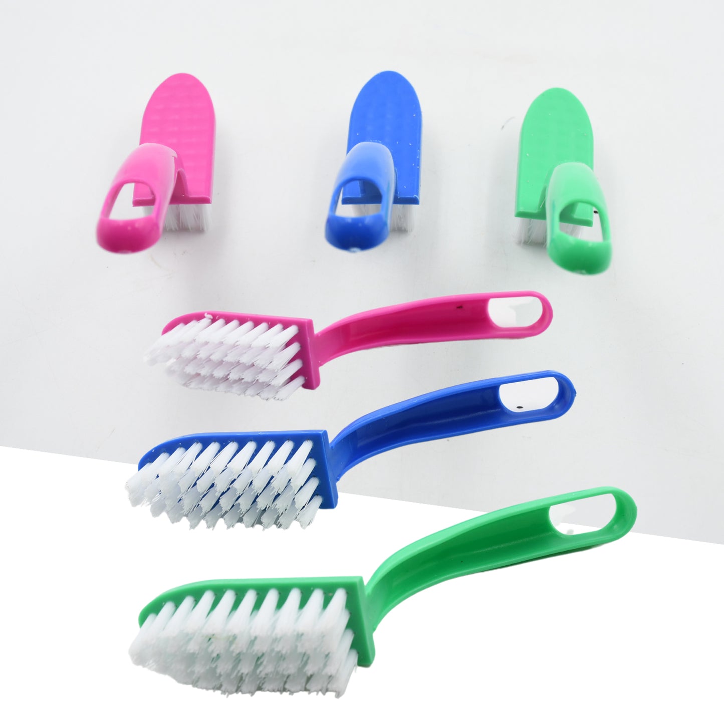 Multi-purpose Kitchen Cleaning Brushes - Fish Cleaning Vegetable Cleaning Tool Cleaner Utensils Fruit Cleaning 3 Piece - Happy Price - Image 2