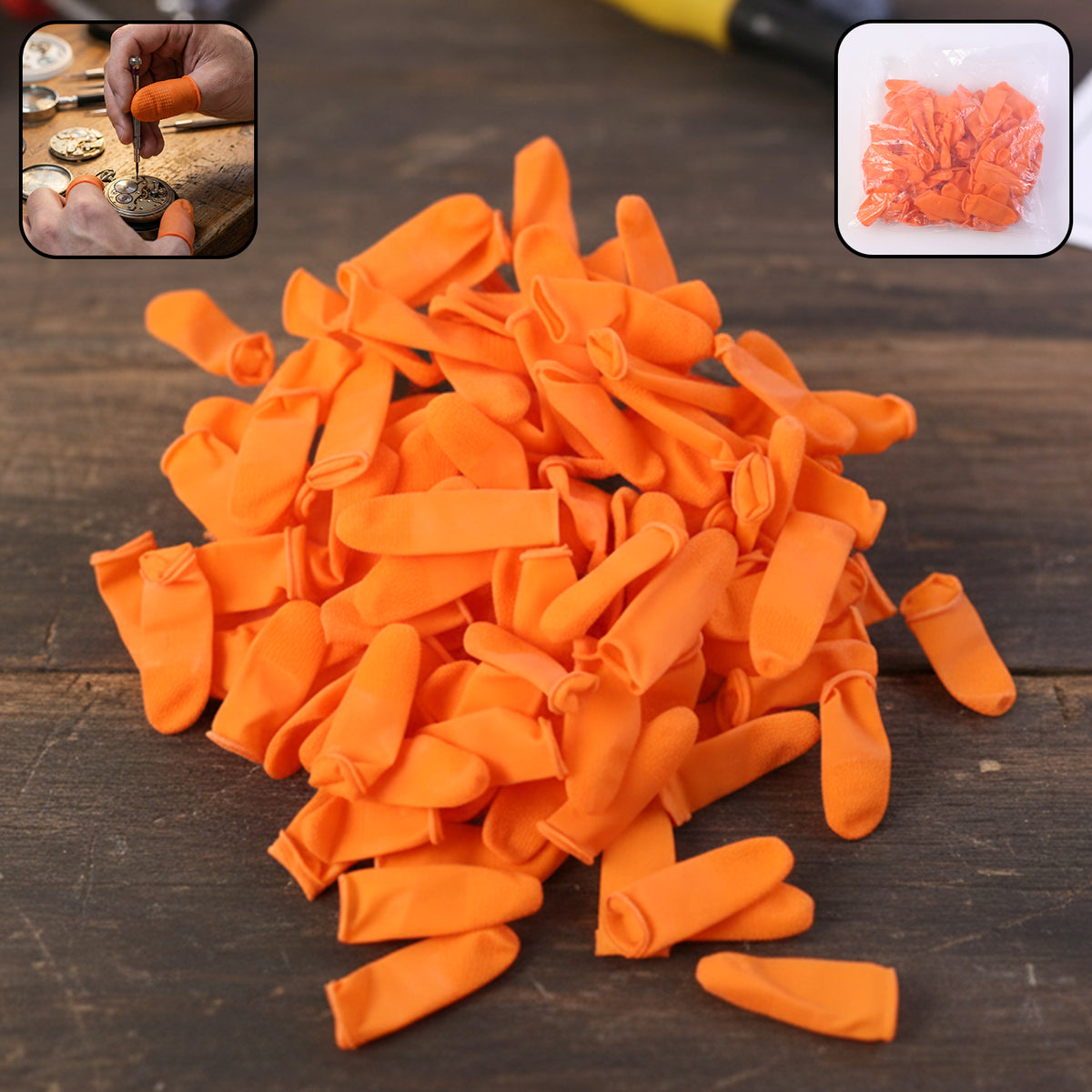 100 Pcs Protective Finger Cots for Precision Work & Crafting - Happy Price - Image 2