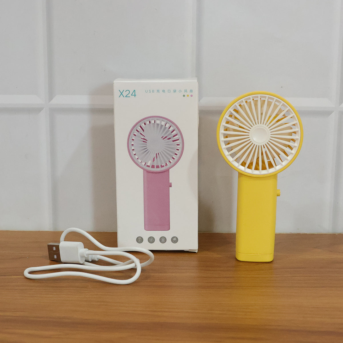 Mini USB Rechargeable Handheld Fan - Portable Cooling (1 Pc) - Happy Price - Image 7
