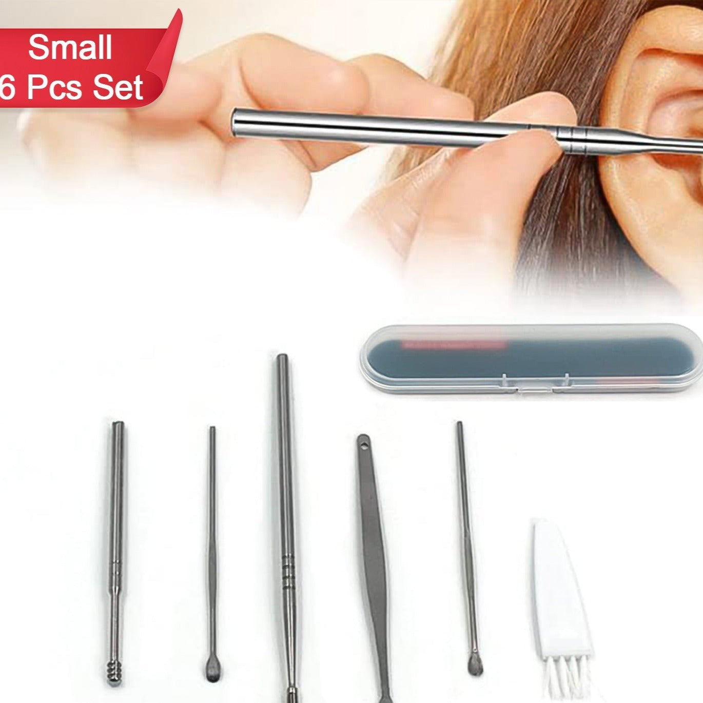 Small 6 Pcs Earwax Removal Kit - Happy Price - Image 1