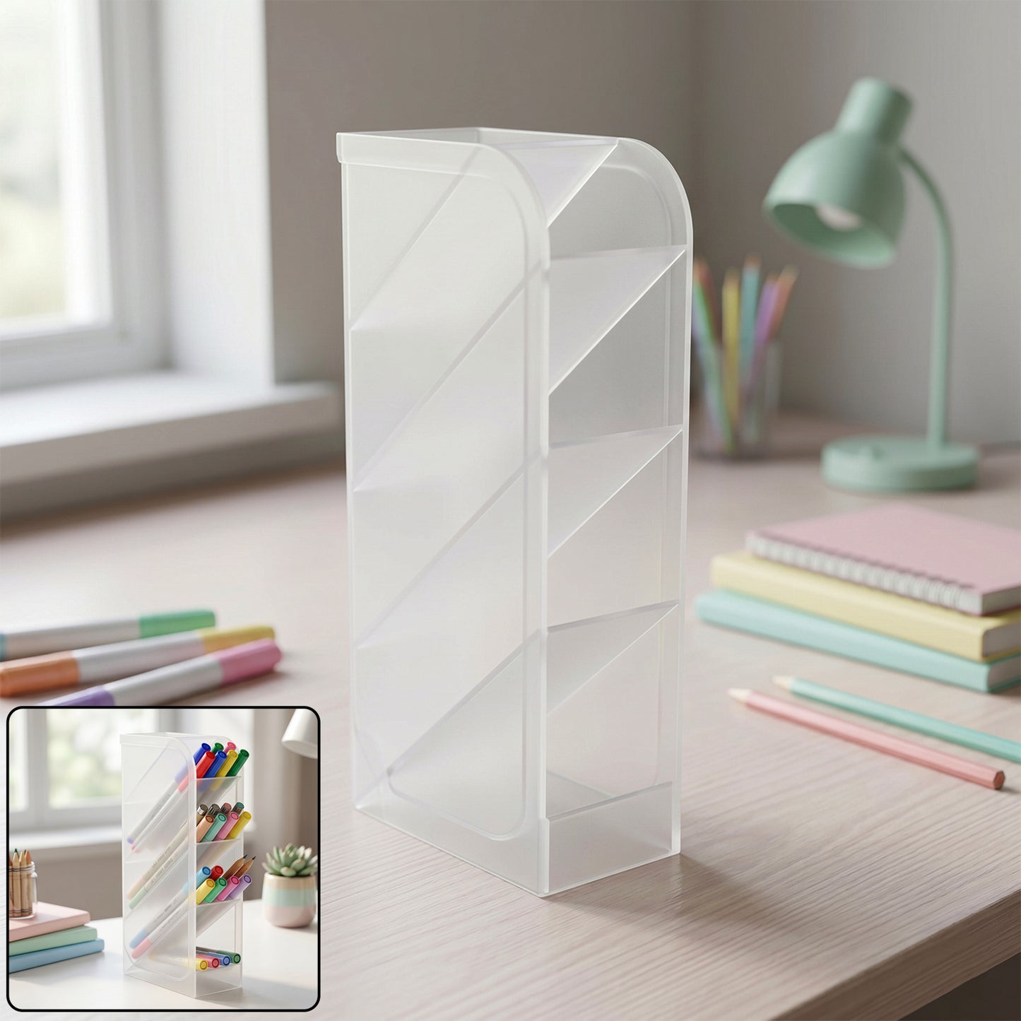 Plastic Multi-storage Holder 1 Pc Perfect For Storing Pens Markers