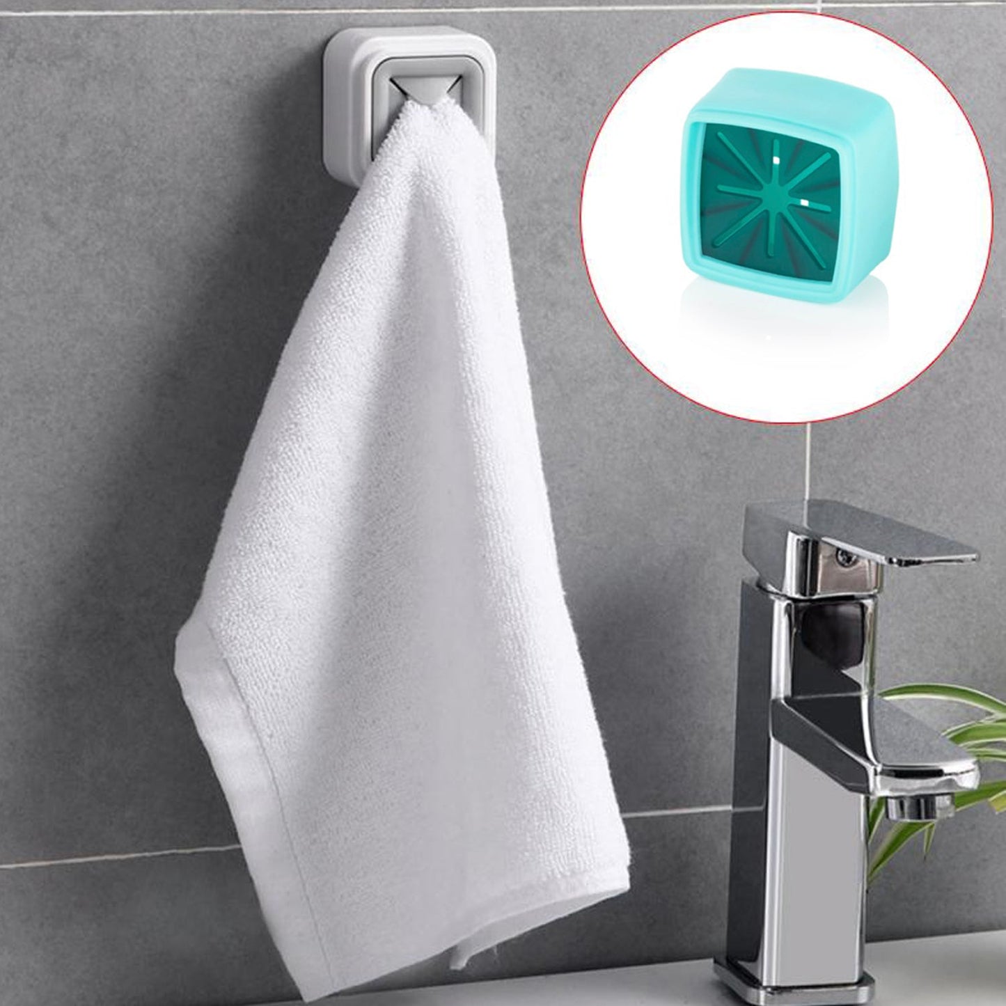 4 Pc Towel Holder Mostly Used In All Kinds Of Bathroom Purposes For Hanging And Placing Towels For Easy Take-in And Take-out Purposes. - Happy Price - Image 6