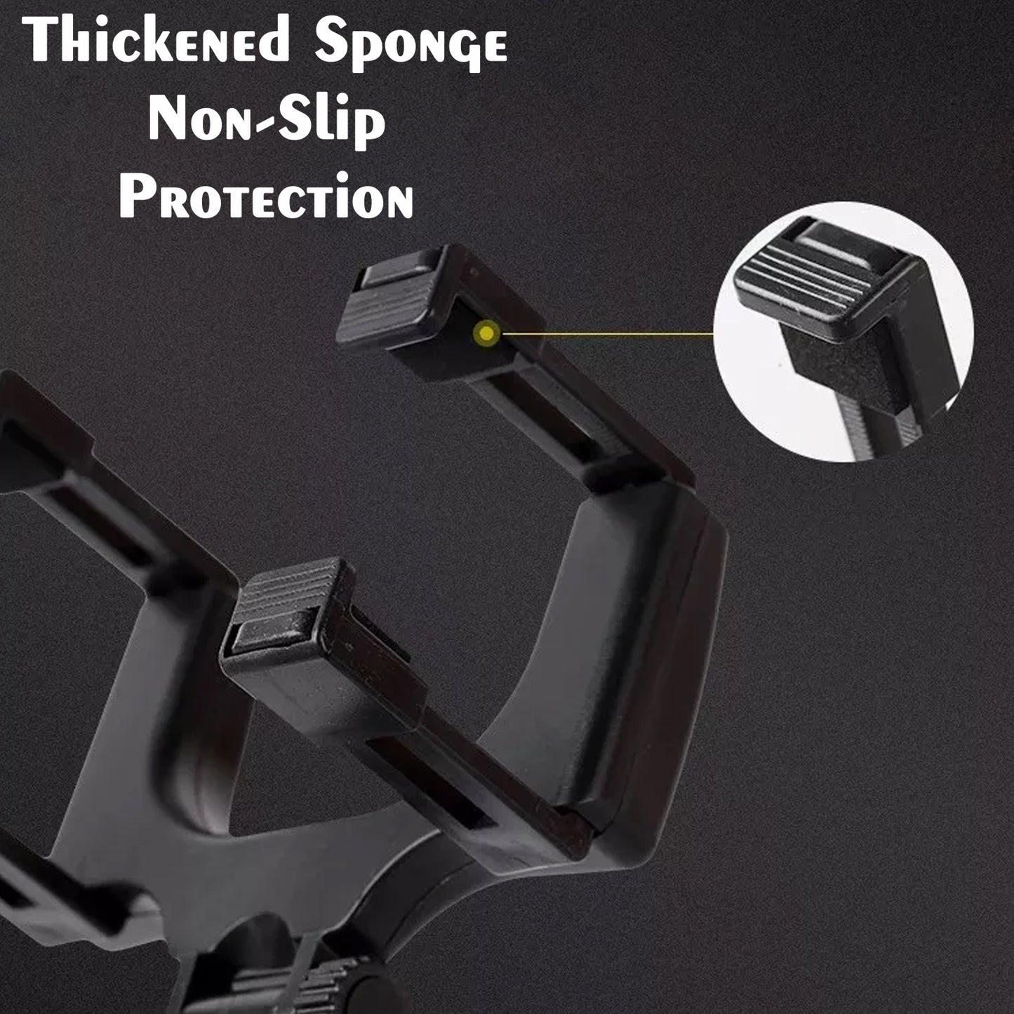 Rear View Mobile Holder Universal Vehicle Rear View Mirror Mobile Phone Mount Stand - Happy Price - Image 3