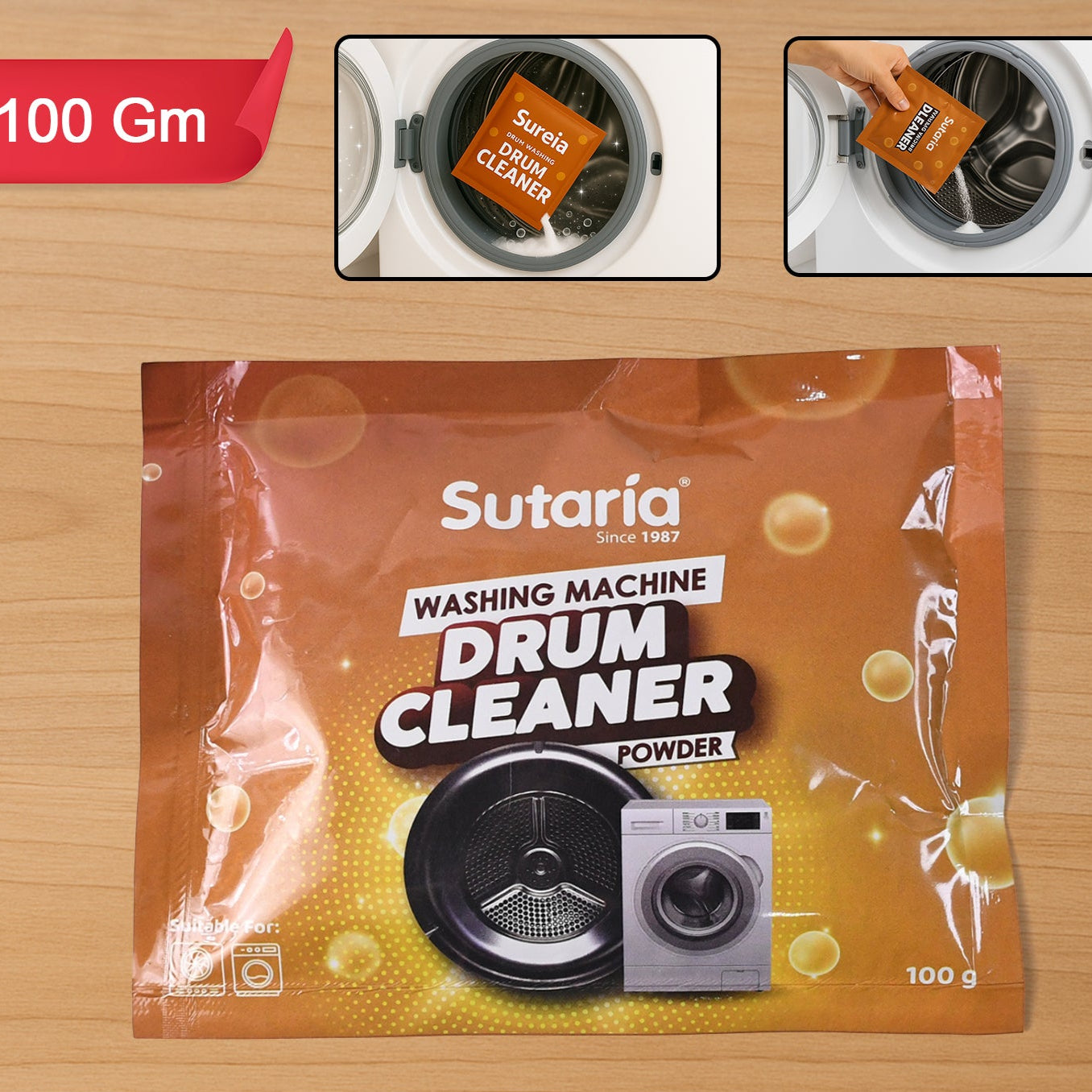 Washing Machine Drum Cleaner Powder 100g - Happy Price - Image 1