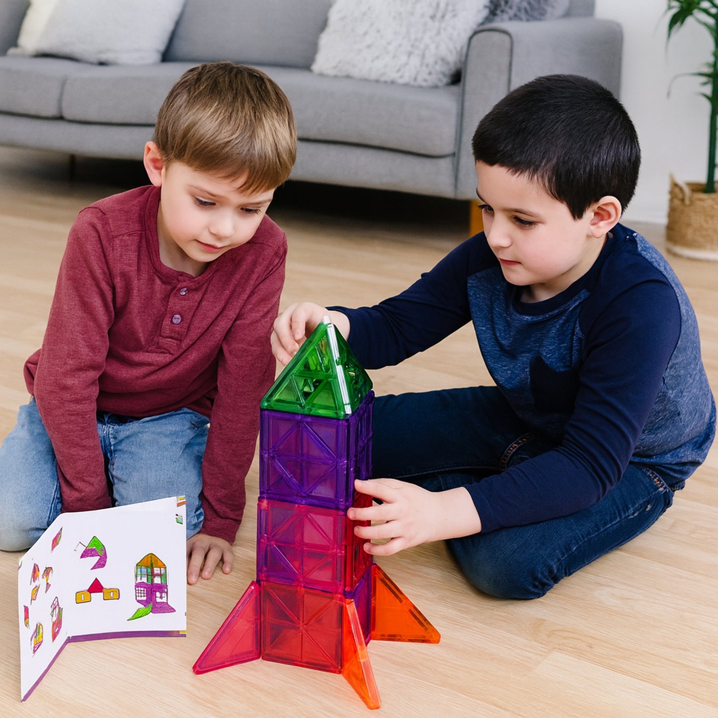 26 Piece Magnetic Building Blocks Set for Kids - STEM Learning Toy - Happy Price - Image 3