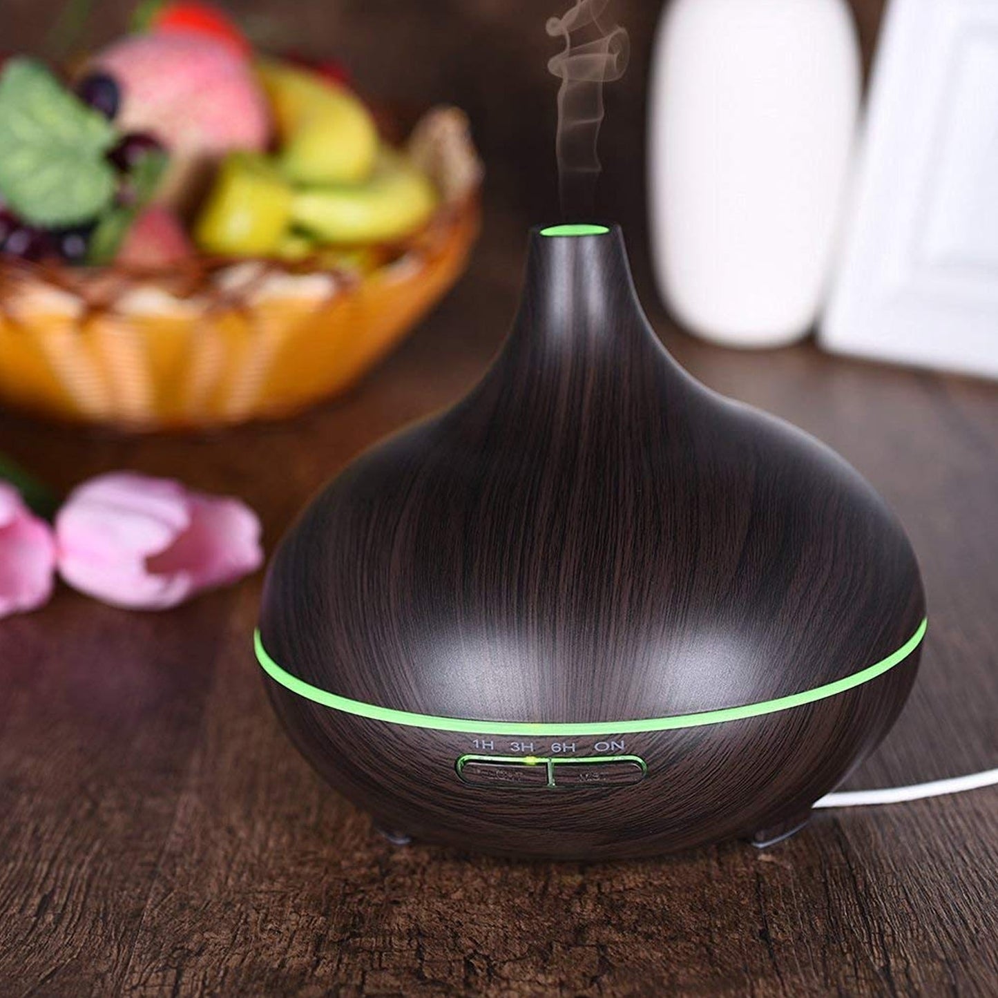Aromatherapy Humidifier With 7 Colourful Led Light Change (500 Ml Capacity With Remote) - Happy Price - Image 2