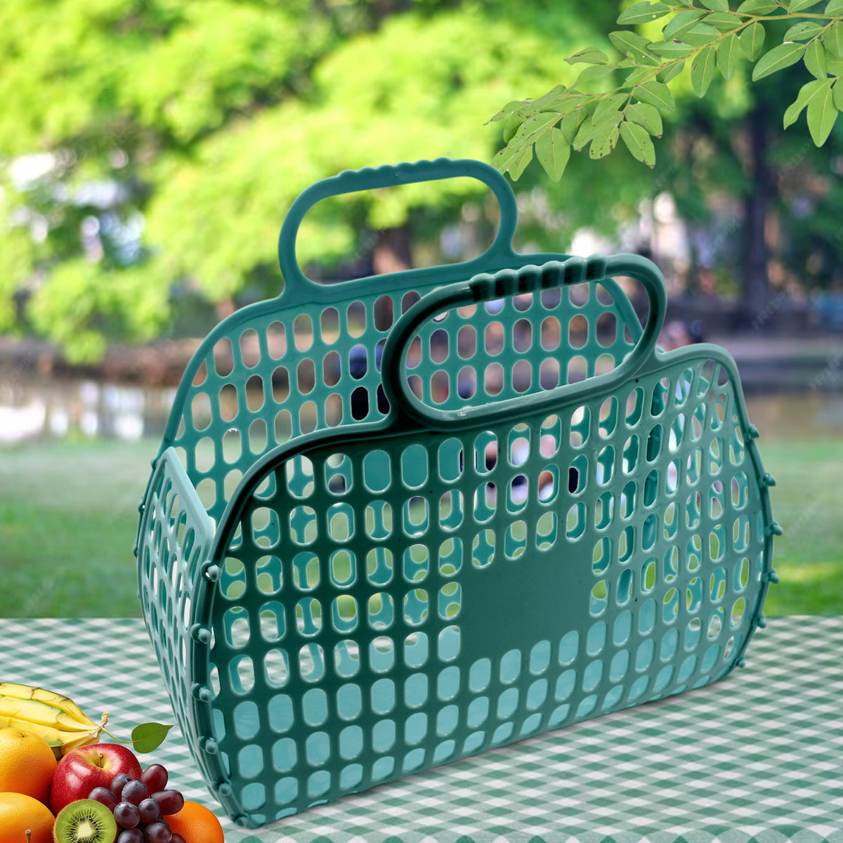 Grocery Vegetable Foldable Smiley Non-woven Fabric Shopping Bag - Happy Price - Image 5