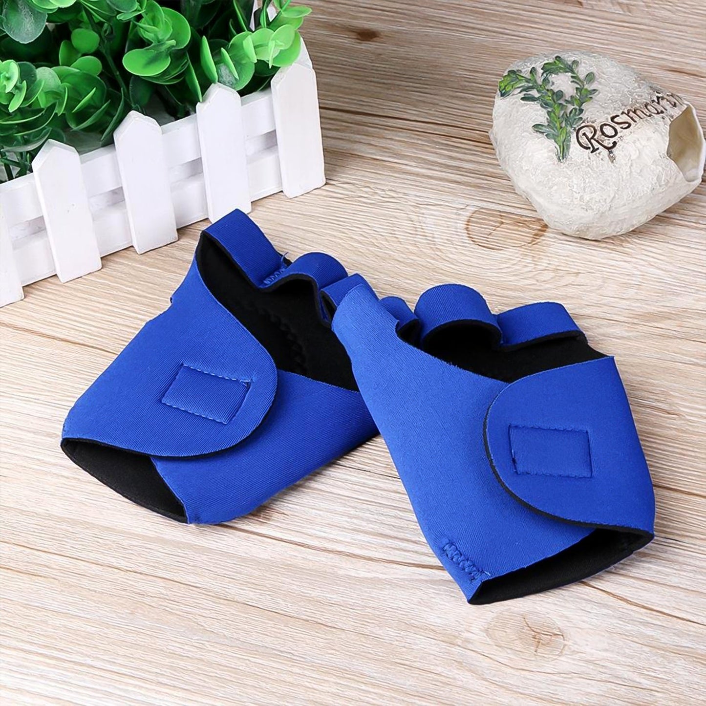 Palm Support Gloves Half Finger Gym Exercise Training Gloves Outdoor (1 Pair With Card Packing) - Happy Price - Image 5