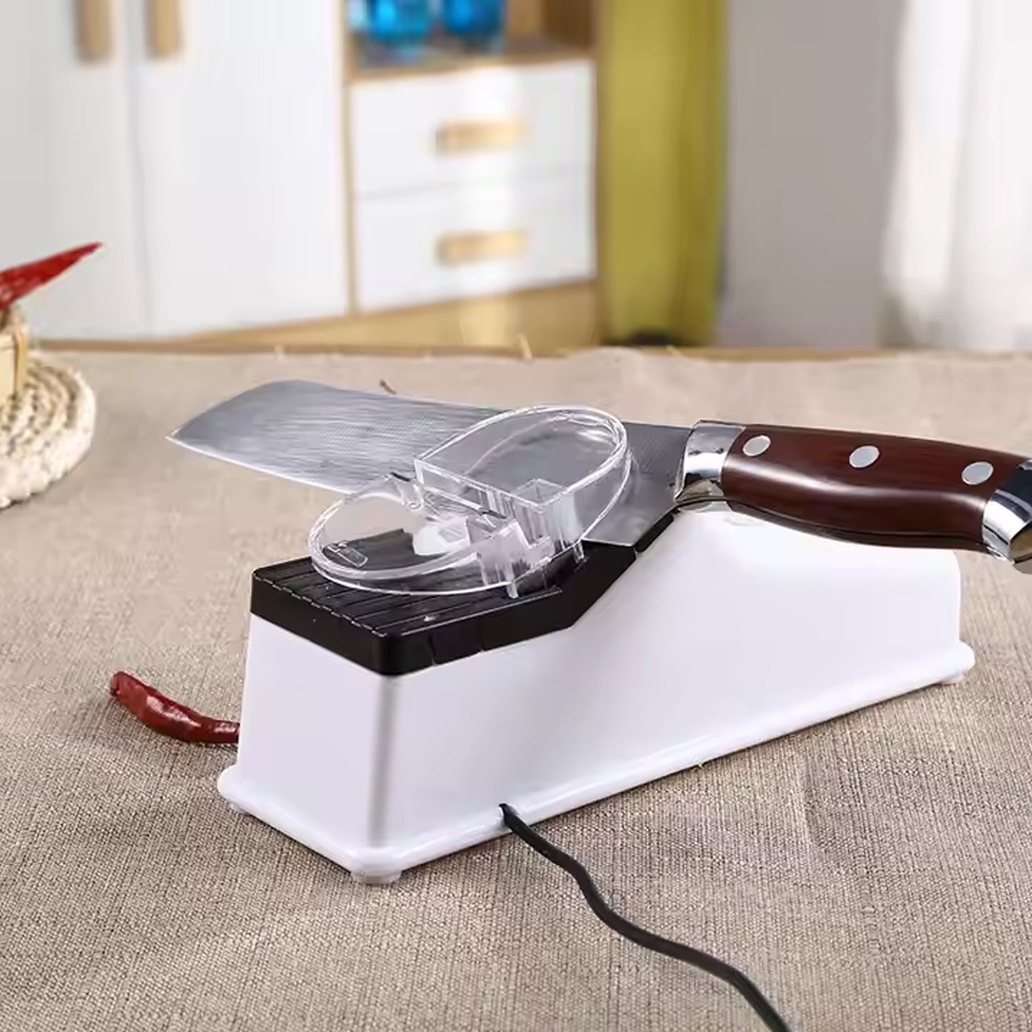 Electric Knives Sharpener Usb Powered Multi-function (1 Pc) - Happy Price - Image 3