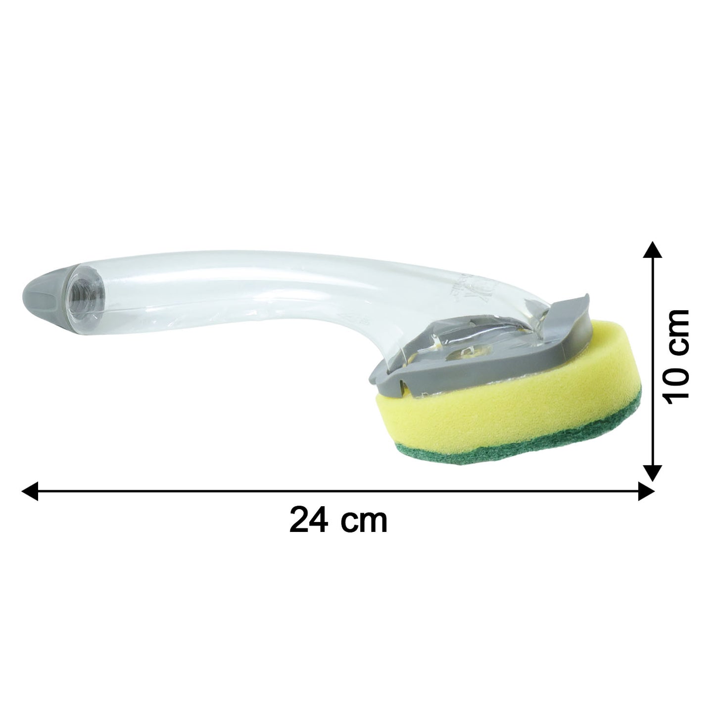 Soap Dispensing Dish Brush with Long Handle - 1 Pc - Happy Price - Image 4