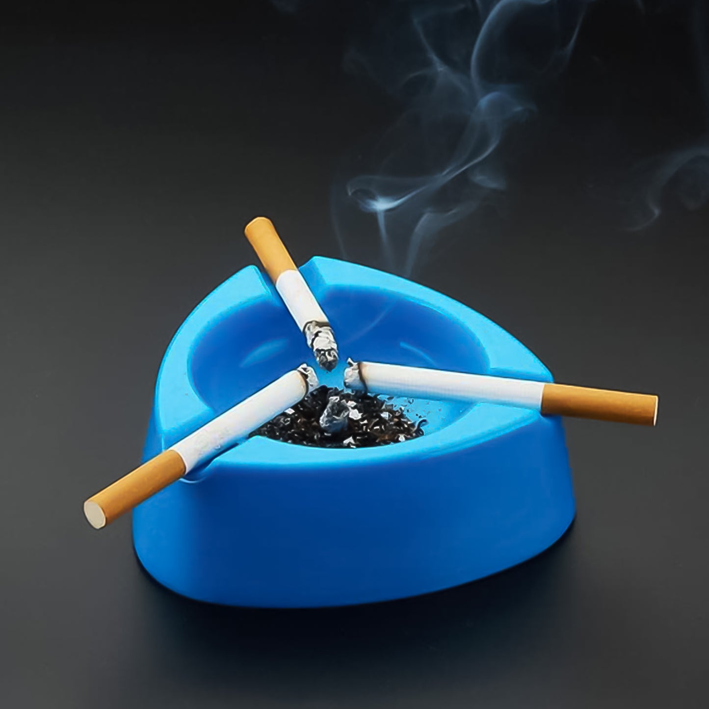 Heavy Duty Plastic Ashtray (Mix Color 1 Pc) - Happy Price - Image 4