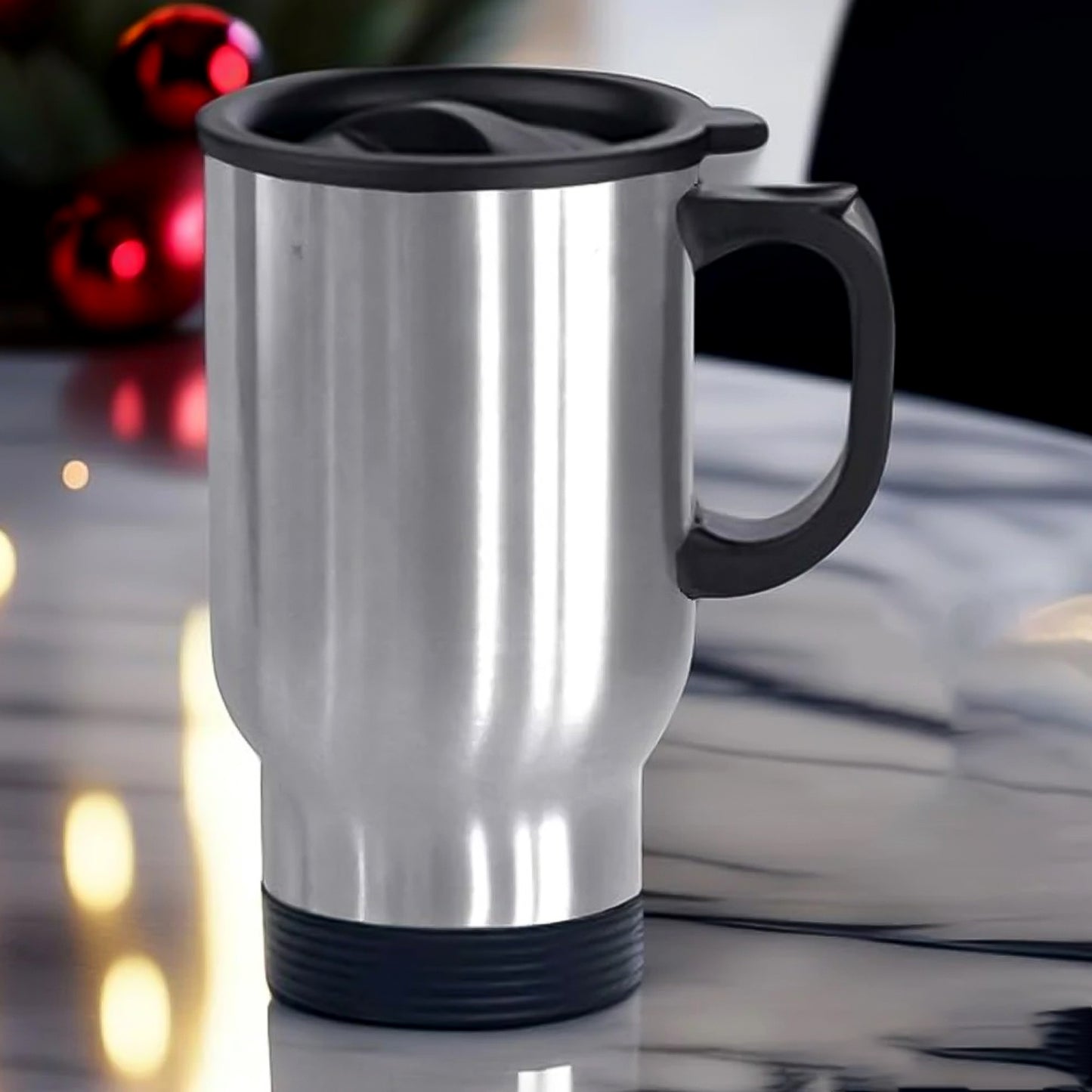 Stainless Steel Insulated Coffee Mug with Lid and Handle - 1 Piece - Great Price - Image 7