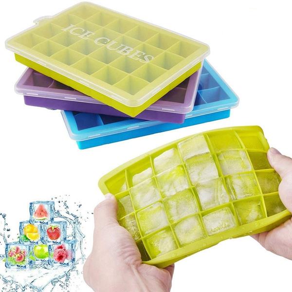 Silicone Ice Cube Trays 24 Cavity Per Ice Tray Multicolour - Happy Price - Image 7