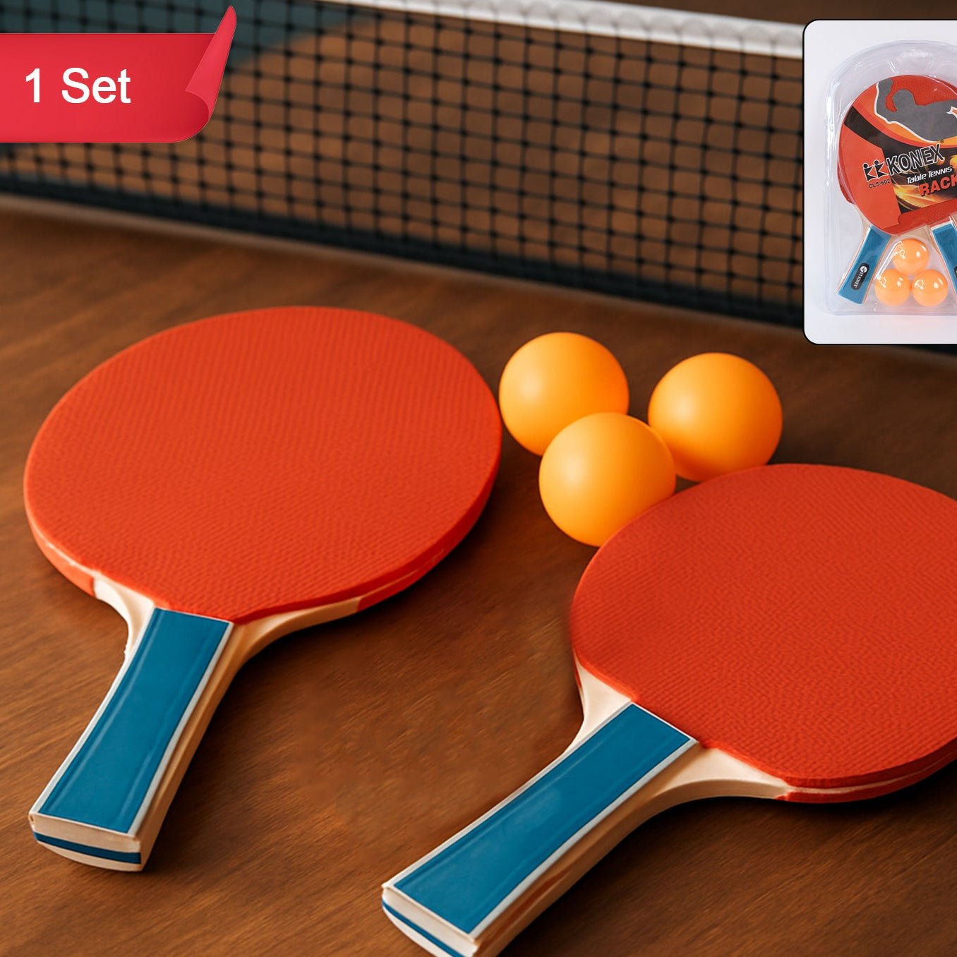 Professional Table Tennis Racket (1 Set) - Happy Price - Image 1