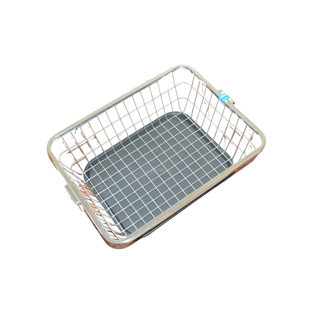 Dish Drainer Rack With Drip Tray Stainless Steel Dish Drainer Rack With Drip Tray Utensil Drying Stand For Kitchen Plate Rack Bartan Basket For Kitchen Utensilsdish Drying Rack With Drainerbartan Basketplate Stand ( 57 X 45 X 19 Cm) - Happy Price - Image 5