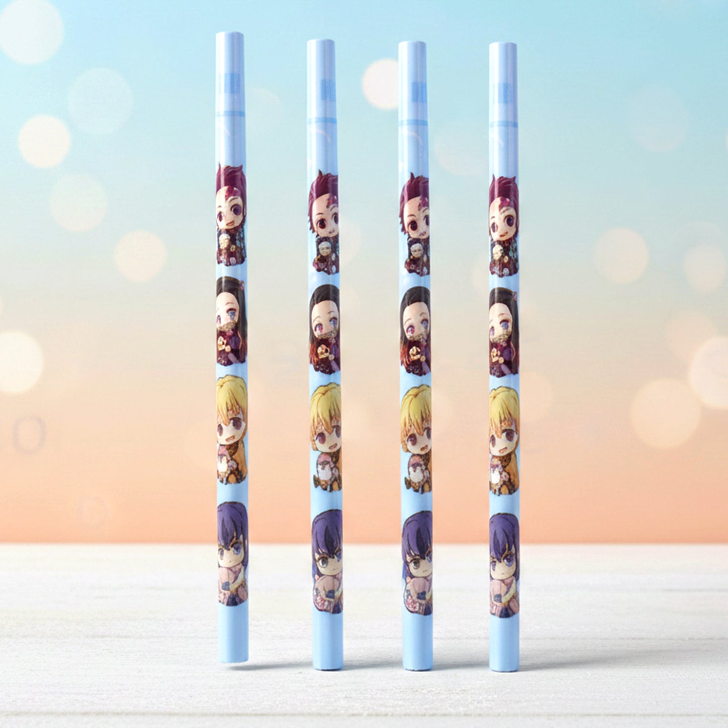 4 Pc Cartoon Character Pencils for Kids - Fun School Stationery - Happy Price - Image 6