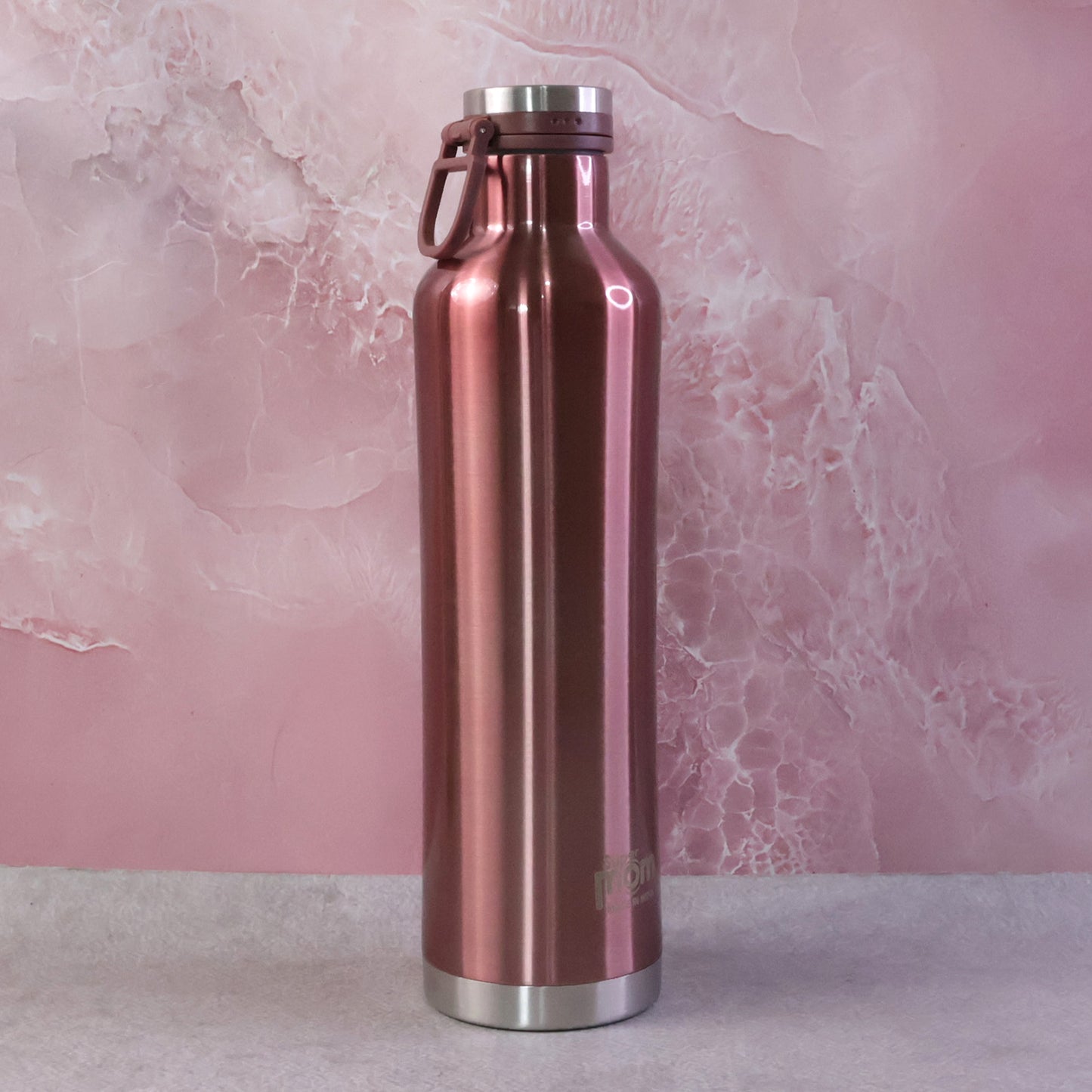 1000 ML Stainless Steel Insulated Water Bottle with Flip Lock Lid - Double Wall Vacuum Flask for Hot & Cold Drinks - Happy Price - Image 3