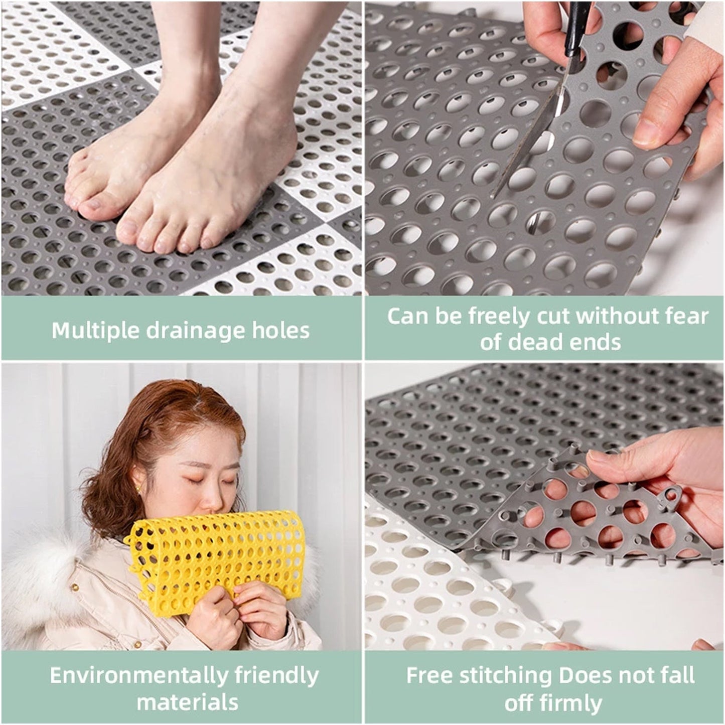 Bath Anti Slip Mat Used While Bathing And Toilet Purposes To Avoid Slippery Floor Surfaces. - Happy Price - Image 3