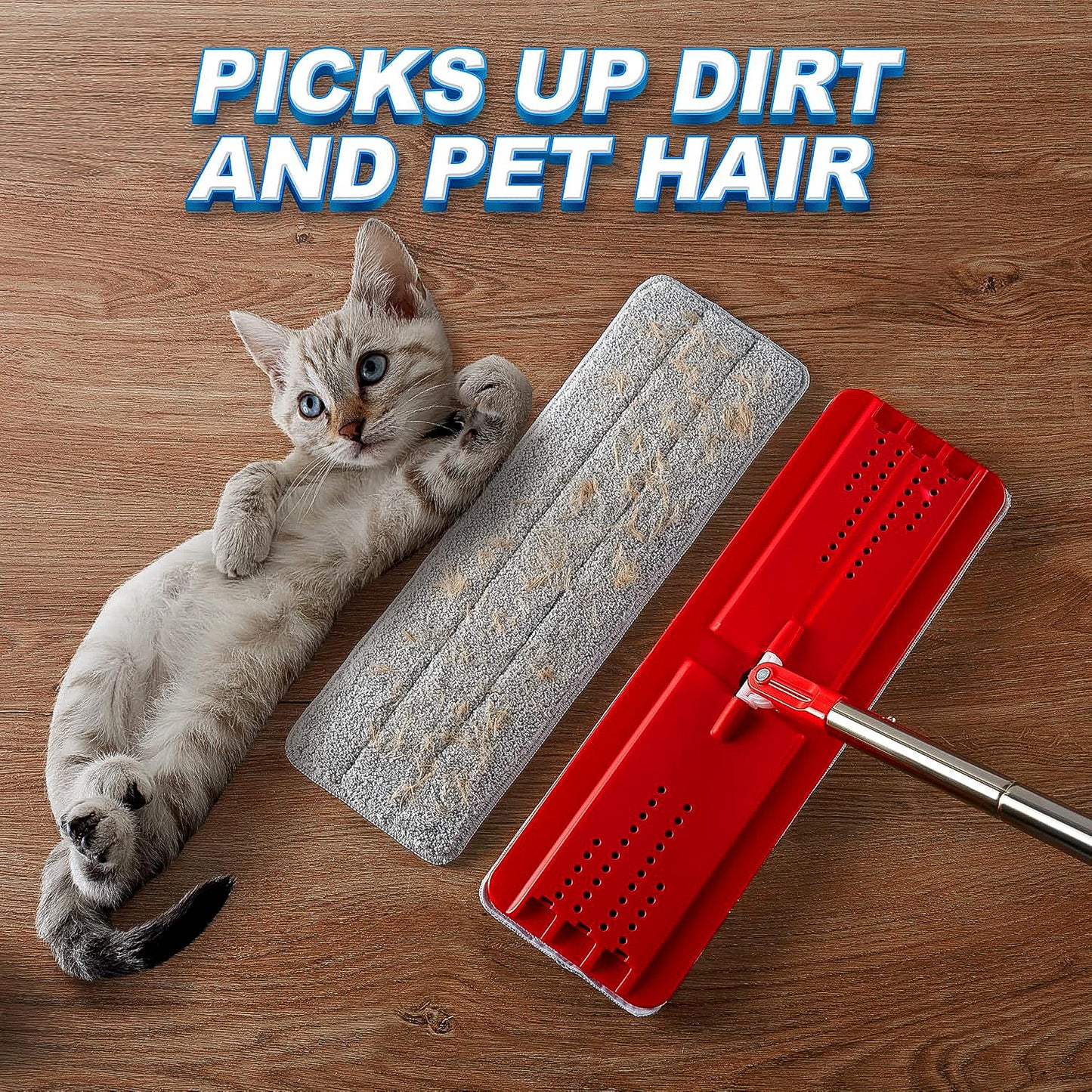 Reusable Microfiber Mop Pad Replacement (1 Pc) - Happy Price - Image 6